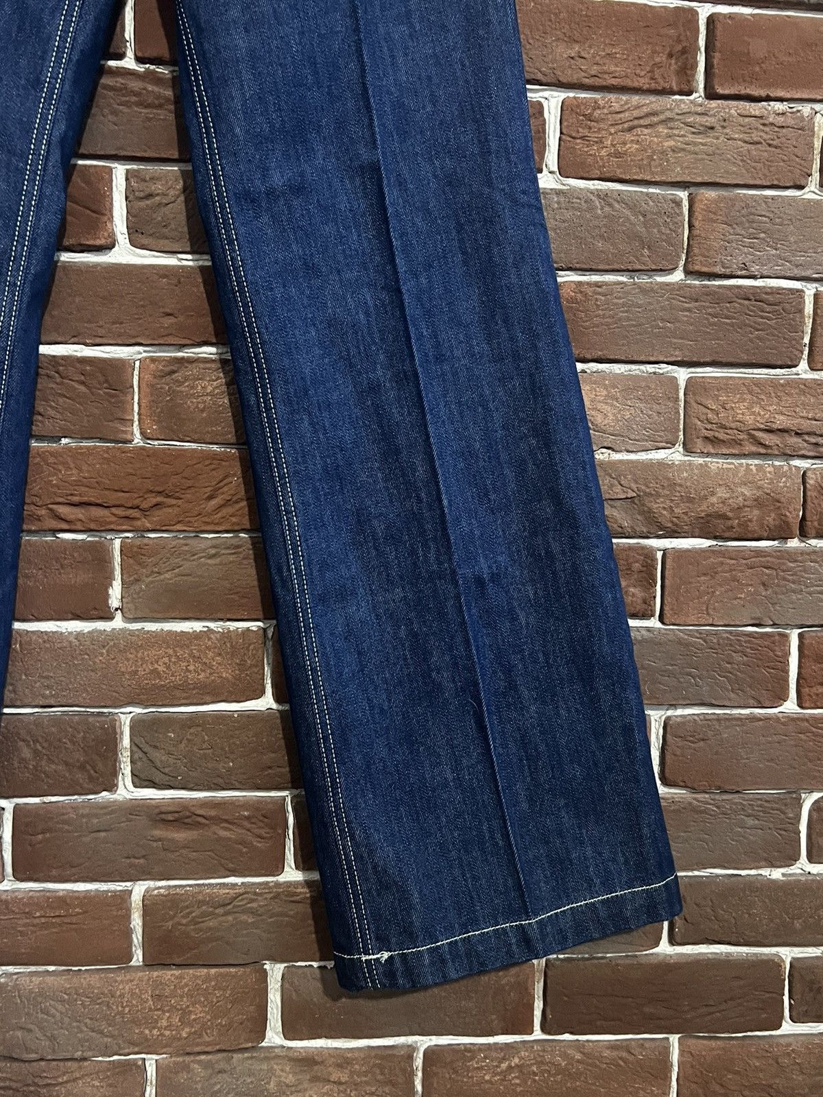 Diesel Vintage 00s Diesel Flared Denim Pants DSWT Avant garde Hype Size US 29 - 3 Thumbnail