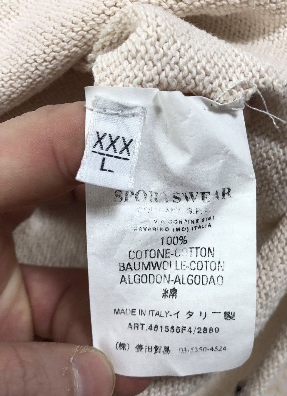 Vintage Stone island xxl knit 90s sweater Size US XXL / EU 58 / 5 - 10 Thumbnail