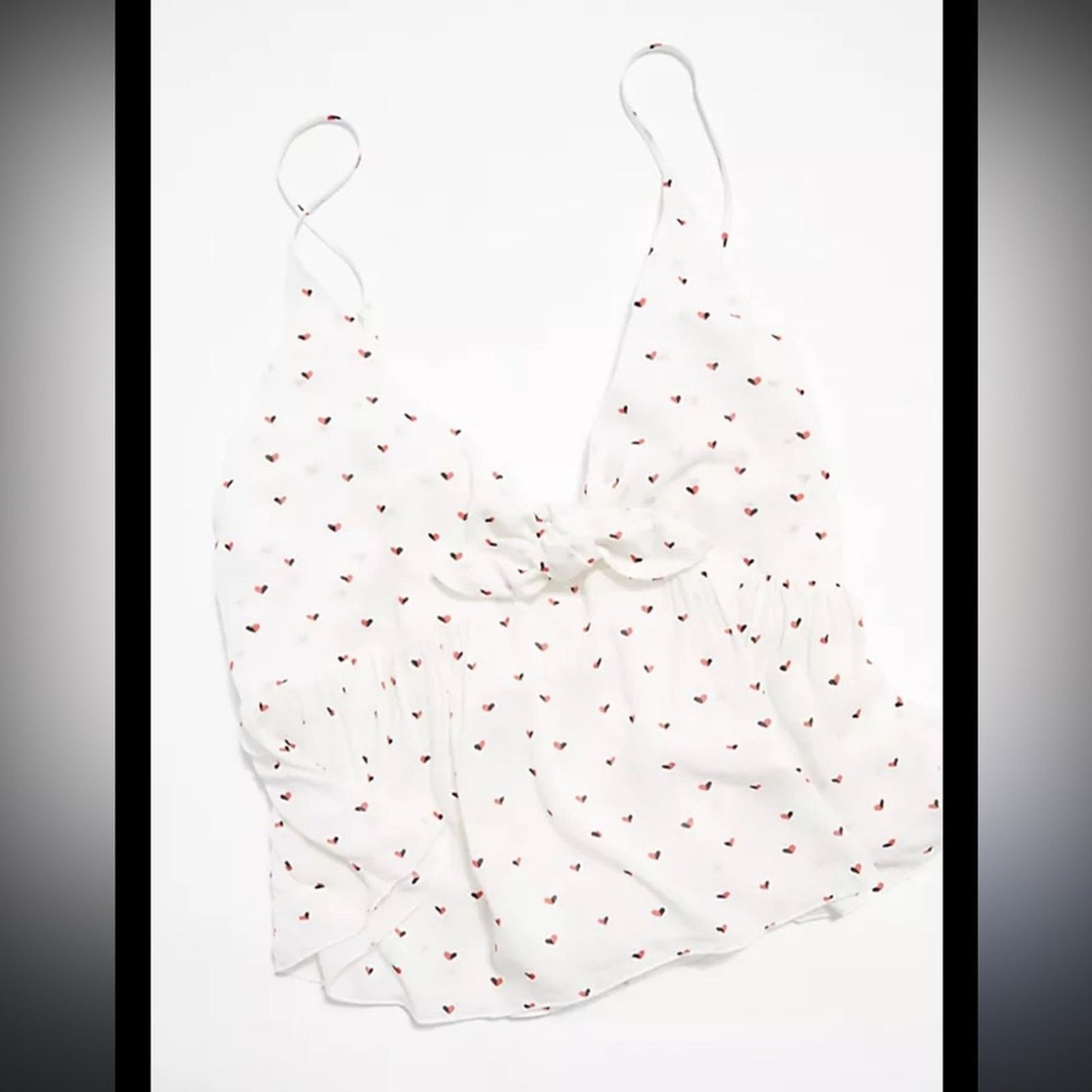 Free People Free People Intimately Riviera Romance Cami – White – Size L Size L / US 10 / IT 46 - 1 Thumbnail