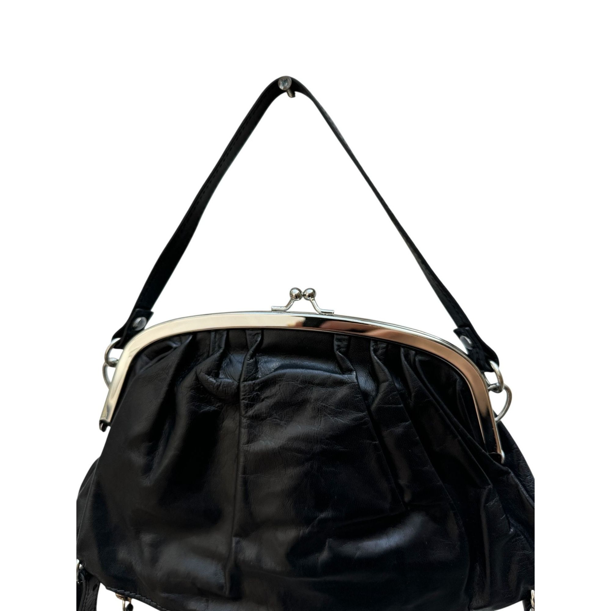 Maison Margiela Black Leather Upside Down Handbag Size ONE SIZE - 4 Thumbnail