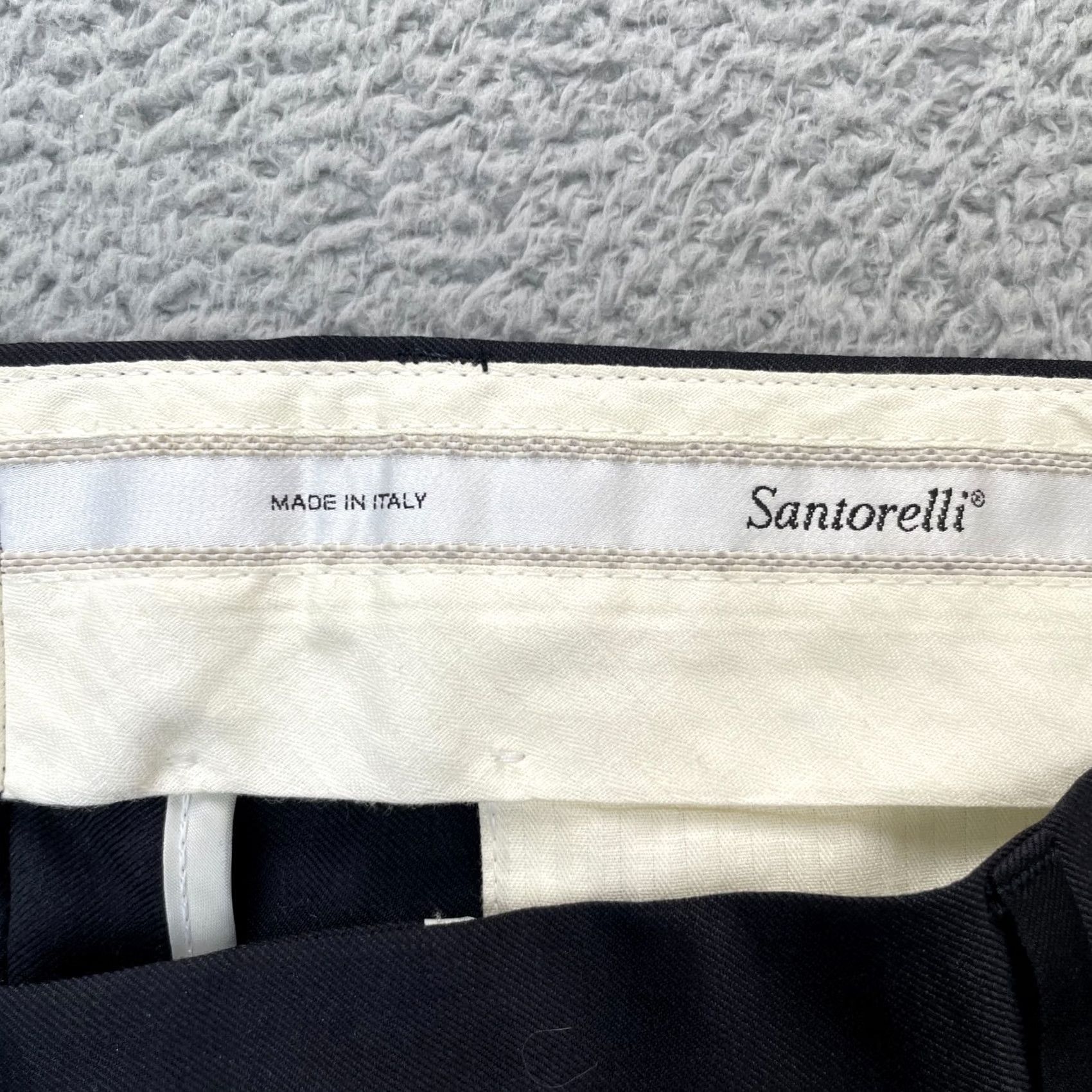 Vintage Santorelli Pants Mens 42 Blue Luxury Serge Romeo Dress Crop Straight Leg Formal Size US 42 / EU 58 - 4 Thumbnail