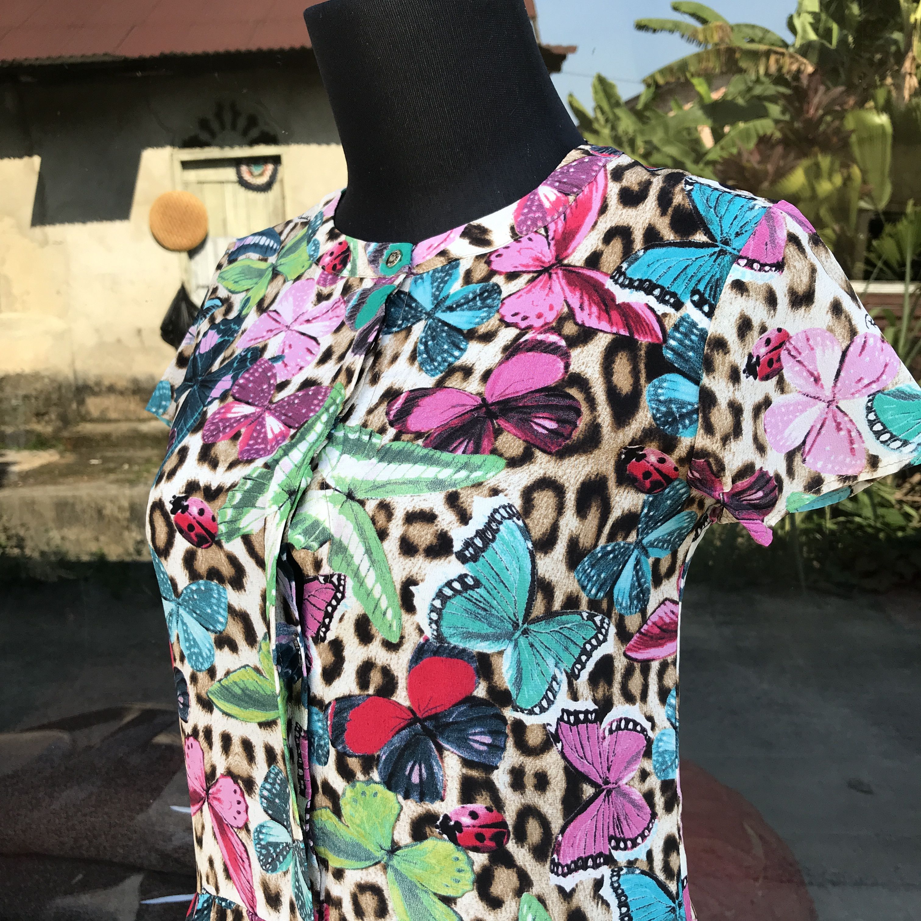 Roberto Cavalli Roberto Cavalli butterfly mini dress Size L / US 10 / IT 46 - 2 Thumbnail