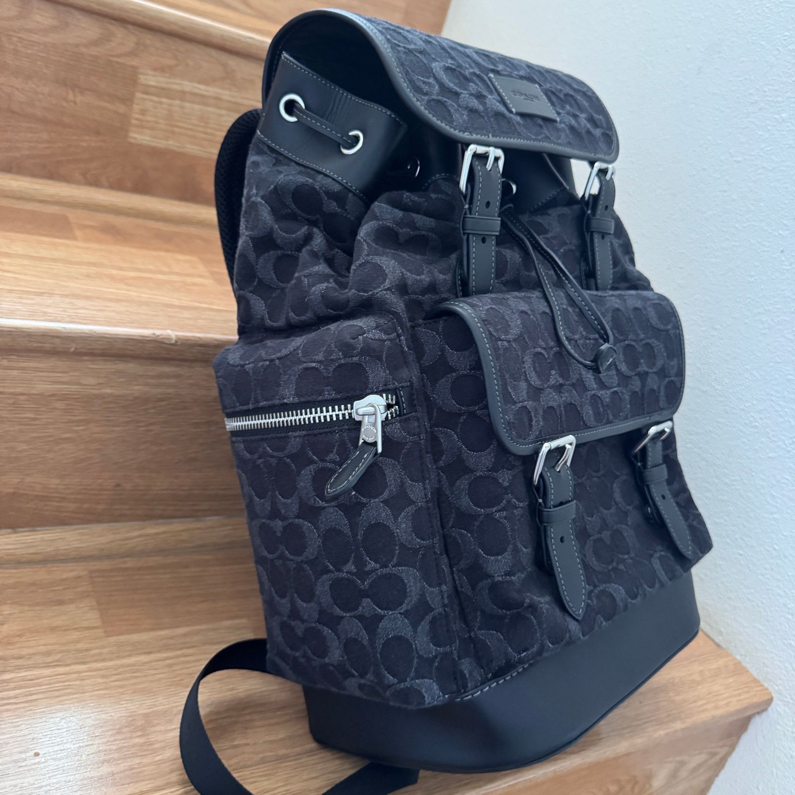 Coach Coach Sprint Backpack In Signature Denim Men’s CAJ57 Size ONE SIZE - 2 Thumbnail