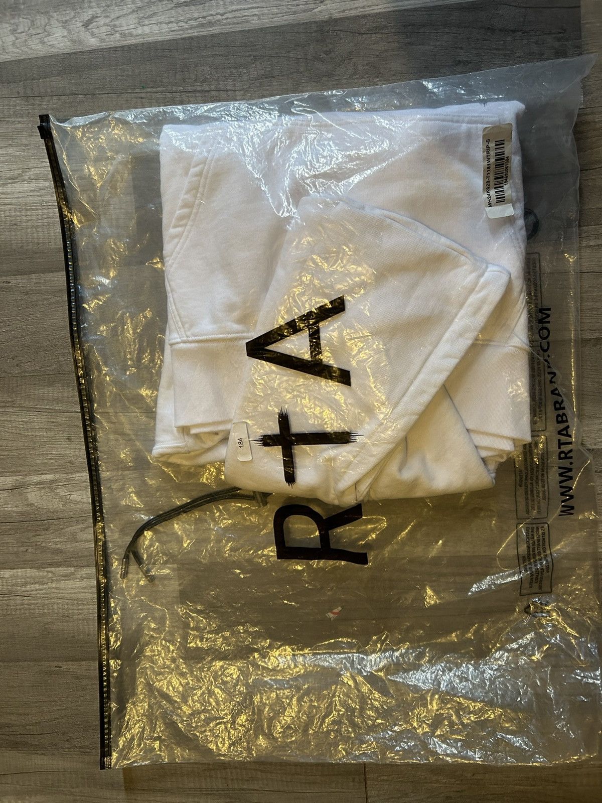 Rta RTA Dion Hoodie Rest In Peace White sz S Size US S / EU 44-46 / 1 - 4 Thumbnail