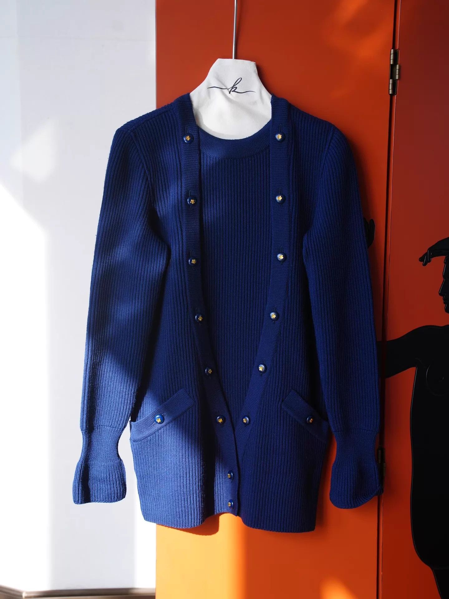 Chanel Chanel 1989 Vintage Royal Blue Wool Crewneck Sweater FR38 French Made Size S / US 4 / IT 40 - 3 Thumbnail