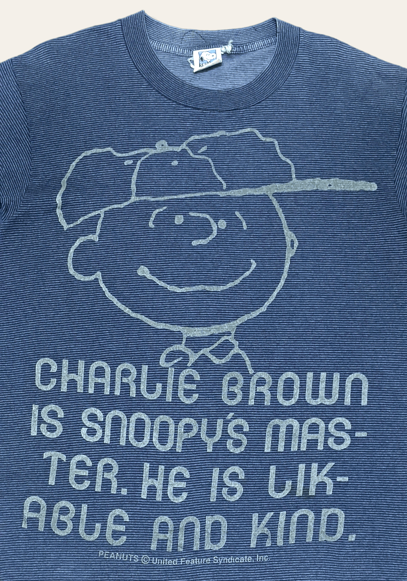 Cartoon Network × Disney × Vintage Vintage 70s/80s Peanuts Charlie Brown Snoopy T shirt Size US M / EU 48-50 / 2 - 3 Thumbnail
