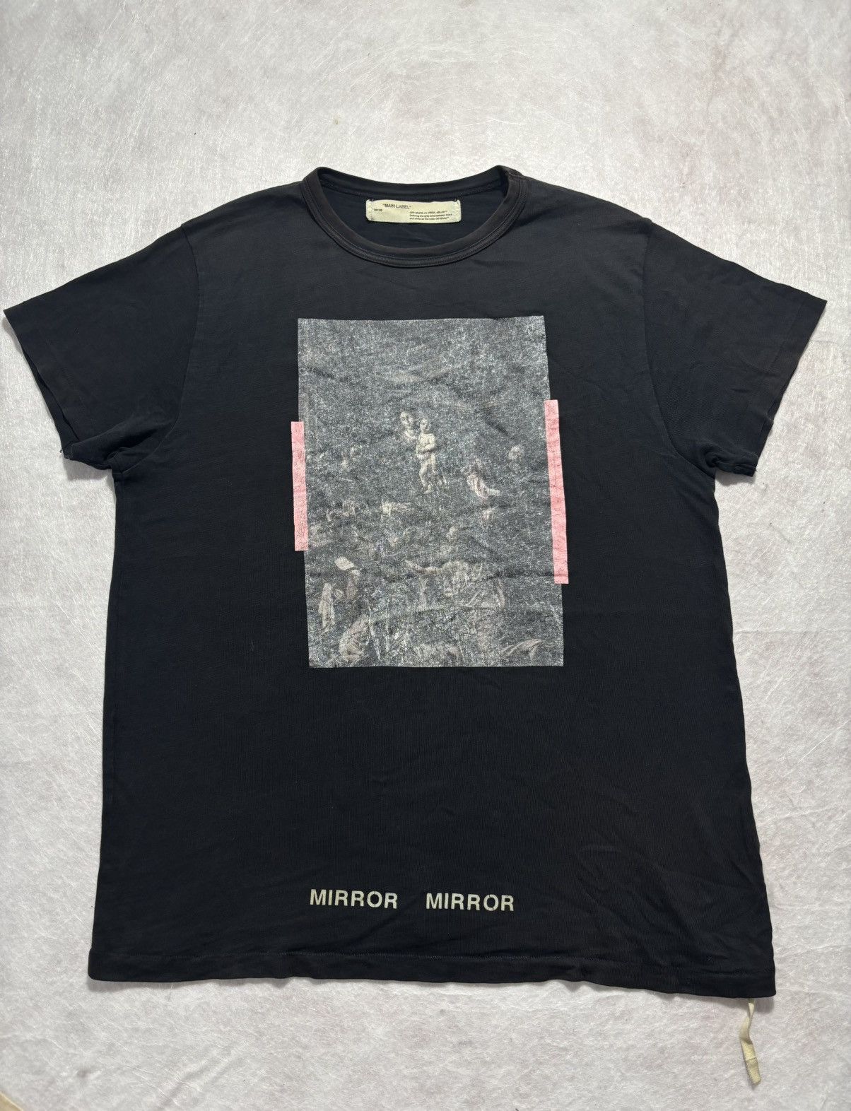 Off-White Off - White Caravaggio Mirror Mirror Tshirt Size US M / EU 48-50 / 2 - 1 Thumbnail