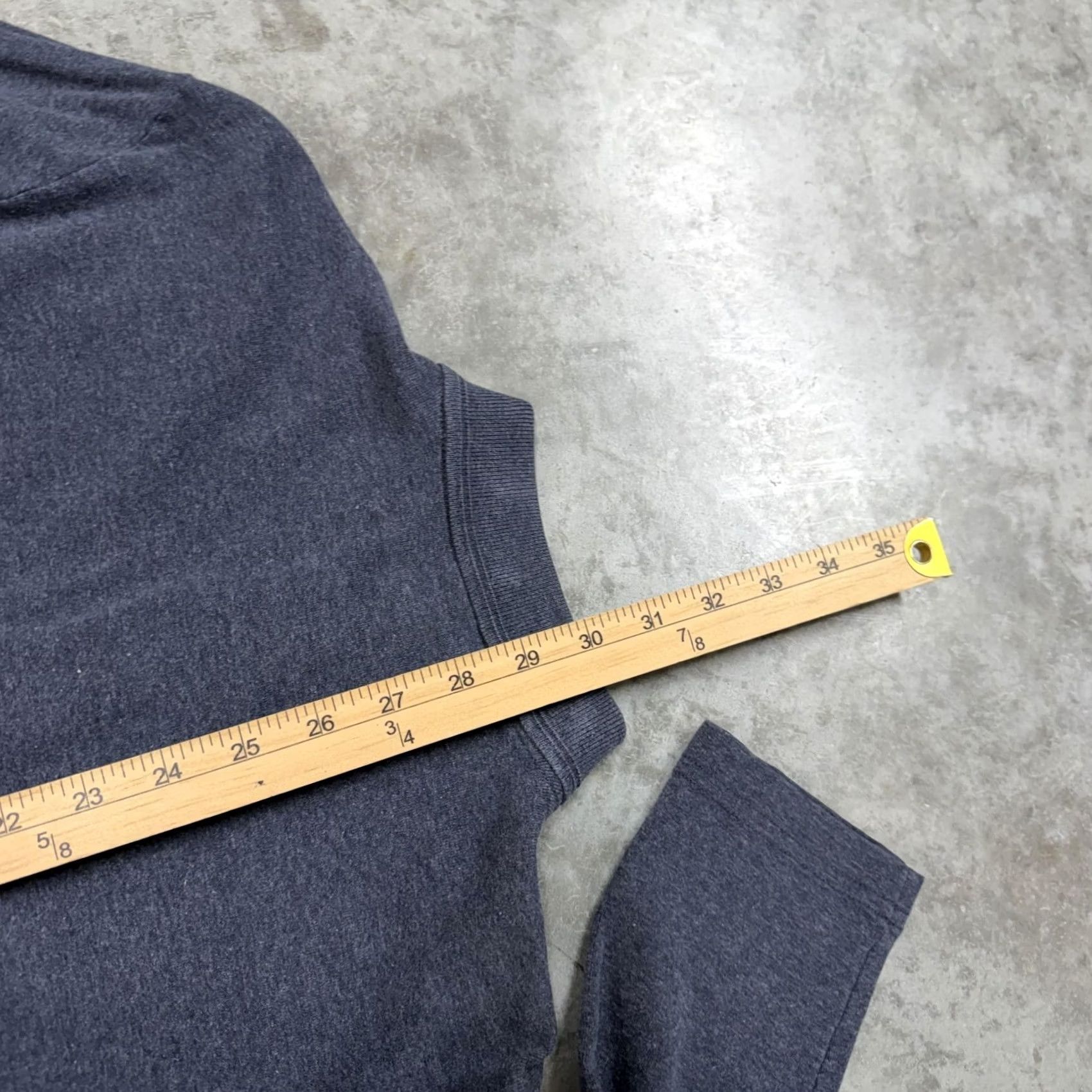 Polo Ralph Lauren Polo Ralph Lauren Polo Shirt Mens S Blue Solid Cotton Long Sleeve Pocket Size US S / EU 44-46 / 1 - 8 Thumbnail