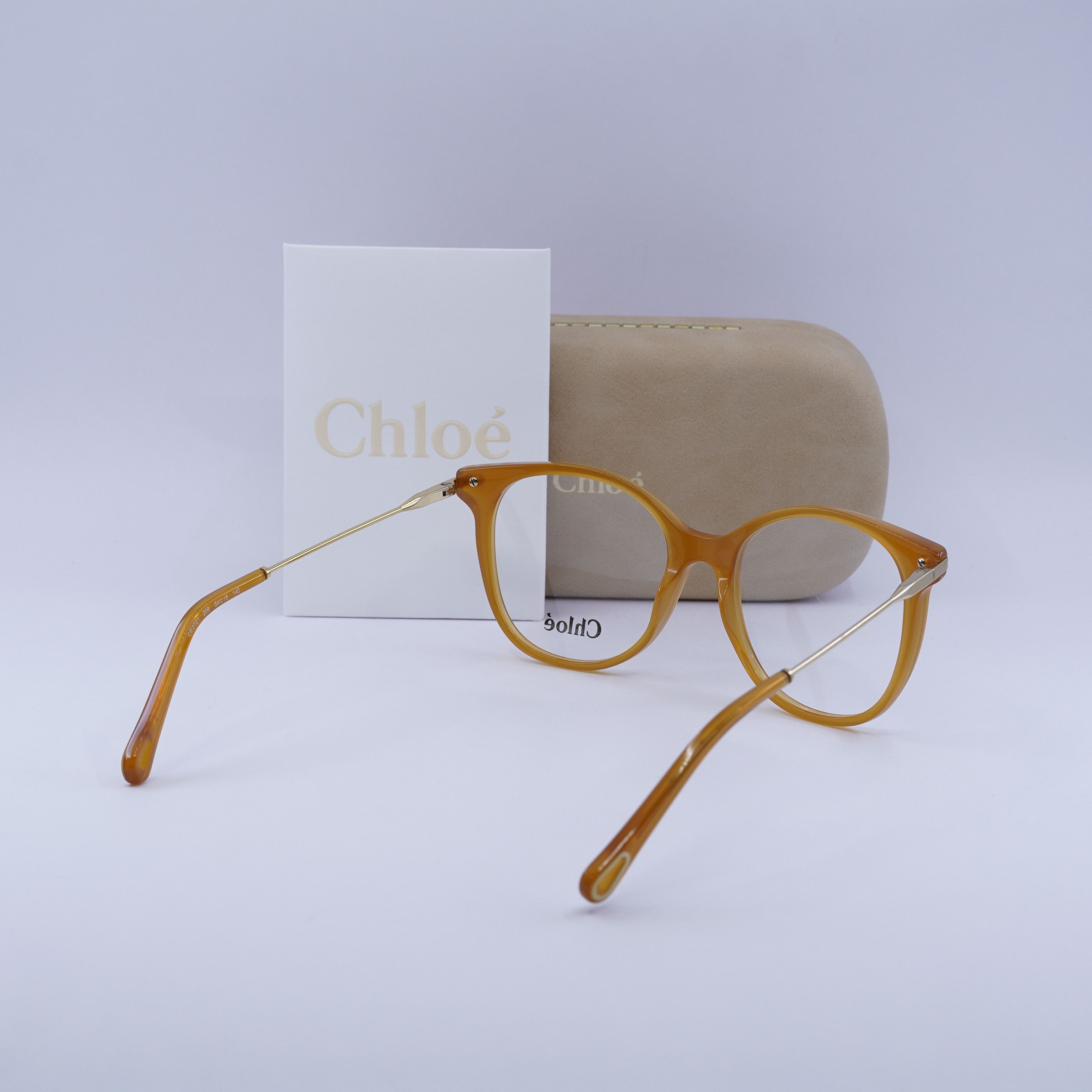 Chloe Chloe CE2721 208 Eyeglasses - Caramel Frame Size ONE SIZE - 9 Thumbnail