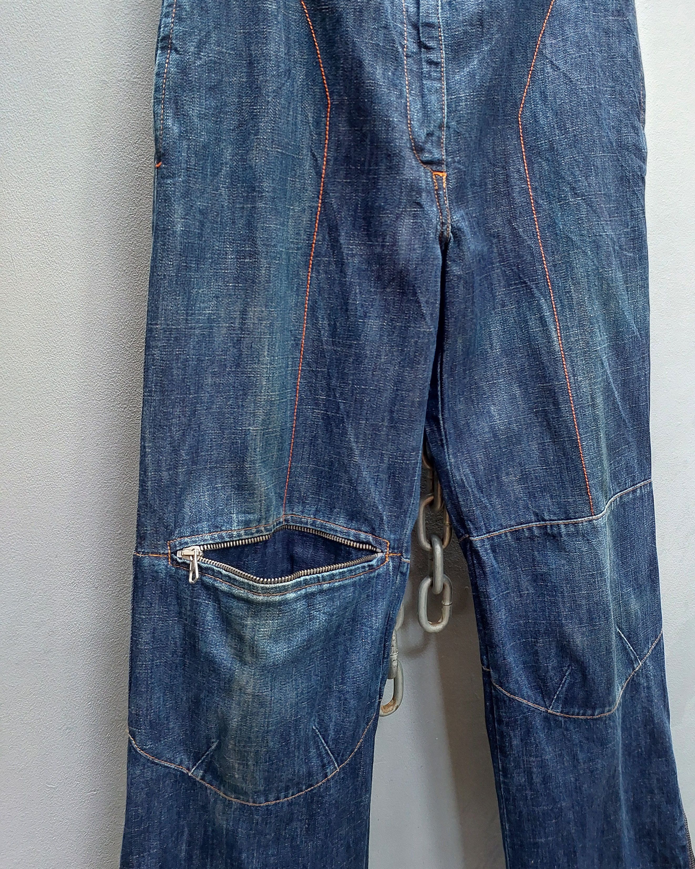 Walter Van Beirendonck W&LT (Wild and Lethal Trash) Denim Jeans Size US 27 - 5 Thumbnail