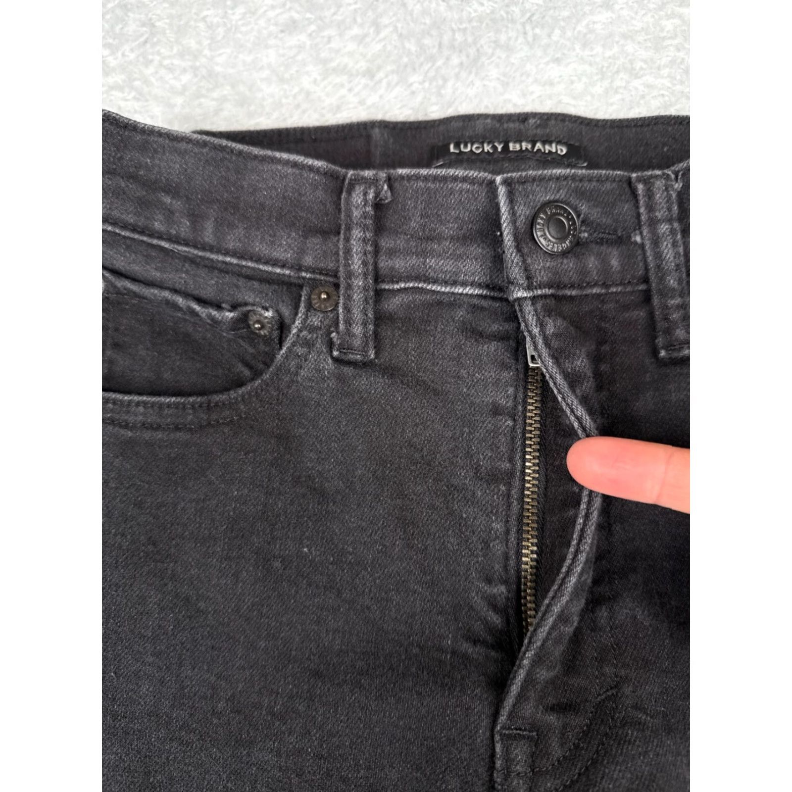 Lucky Brand Lucky Brand Jeans Women 4 Black Denim Bridgette Skinny Cotton Blend High 25x25 Women Size 27" / US 4 / IT 40 - 5 Thumbnail