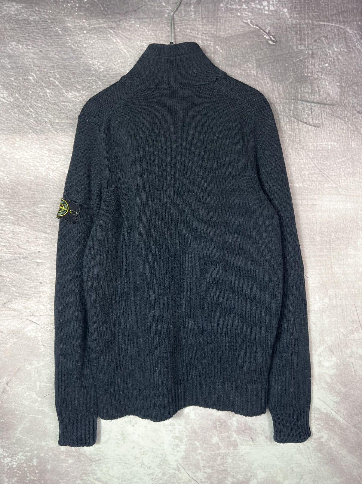 Stone Island Stone Island Wool Linen Blend Knitted Pullover FW2018 Size US M / EU 48-50 / 2 - 2 Thumbnail