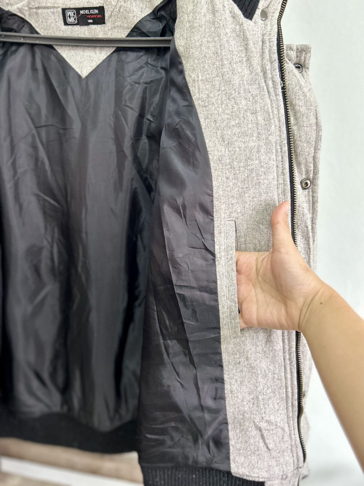 Michel Klein Vintage Michel Klein Quilted Bomber Jacket Size US M / EU 48-50 / 2 - 8 Thumbnail