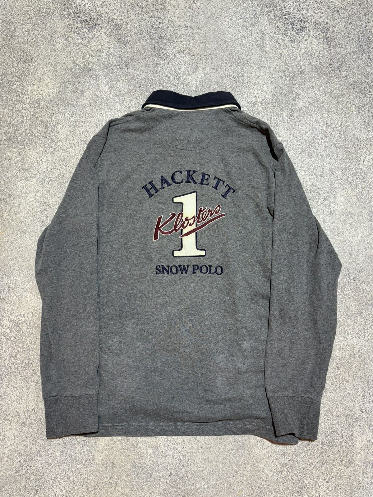 Hackett Hackett Klosters Snow Polo Rugby Shirt Meduim Size US L / EU 52-54 / 3 - 9 Thumbnail