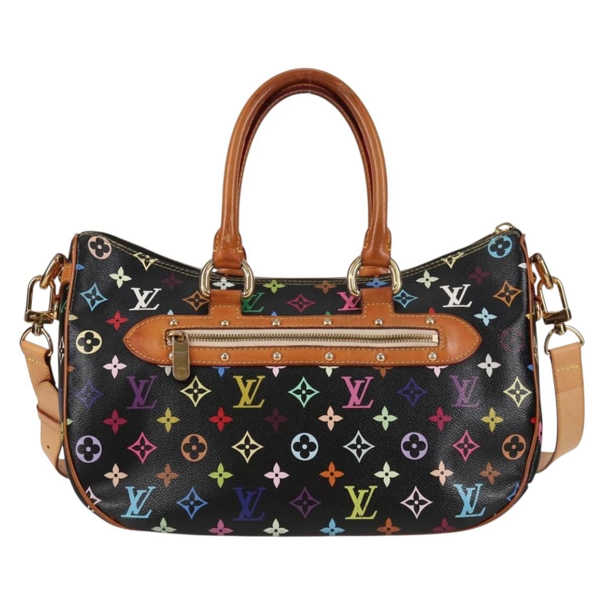 Louis Vuitton LOUIS VUITTON Monogram Multicolor Rita Tote Bag Black M40126 Size ONE SIZE - 2 Thumbnail