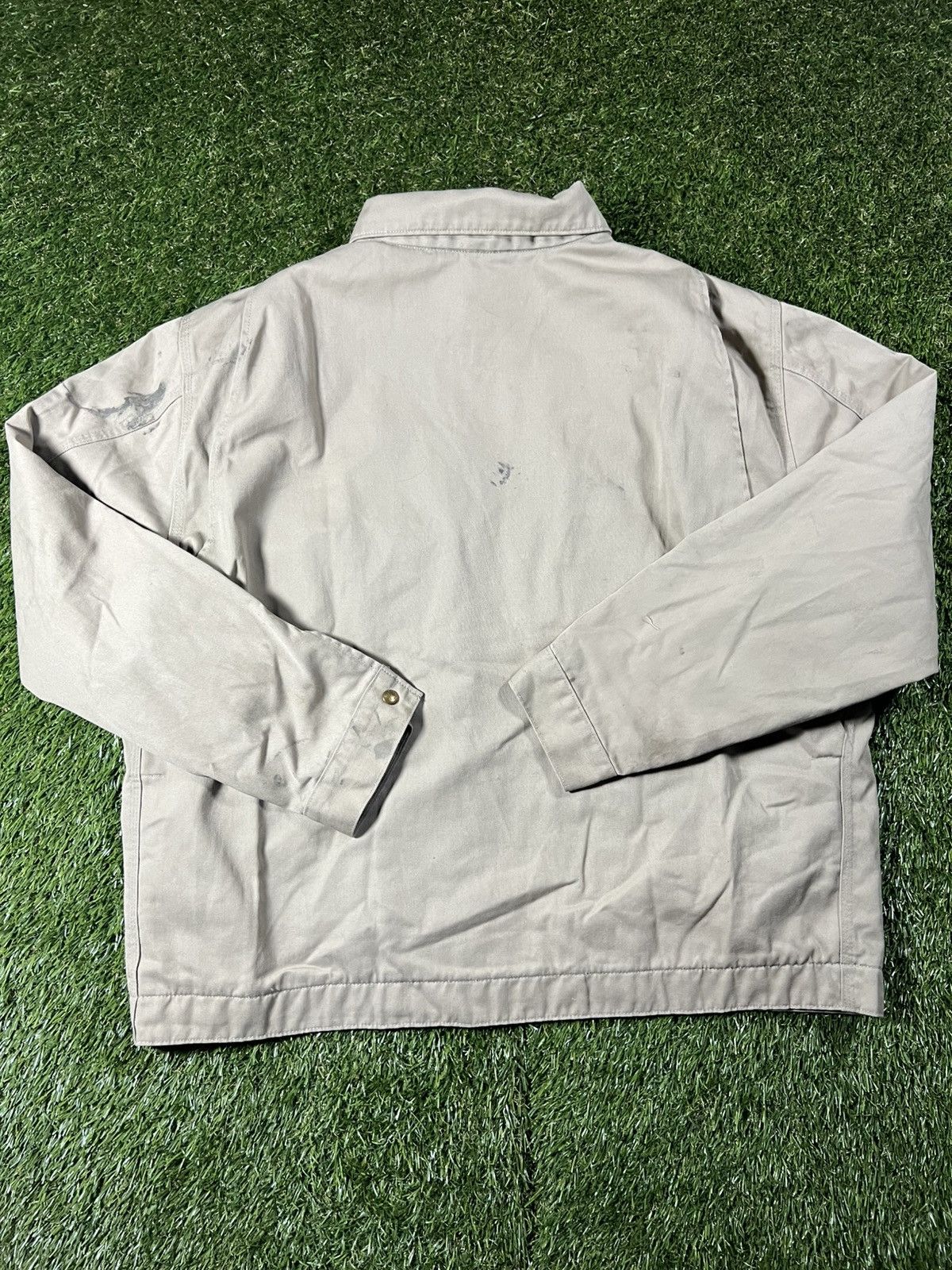 Carhartt Vintage 90s Carhartt Fall Distressed Boxy Detroit Jacket Size US XXL / EU 58 / 5 - 4 Thumbnail