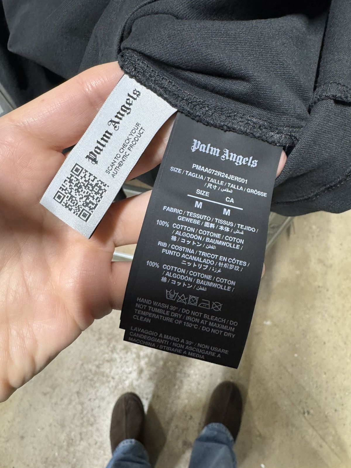Palm Angels Palm Angels Burning Logo T-Shirt NEW 475$ Size US M / EU 48-50 / 2 - 5 Thumbnail