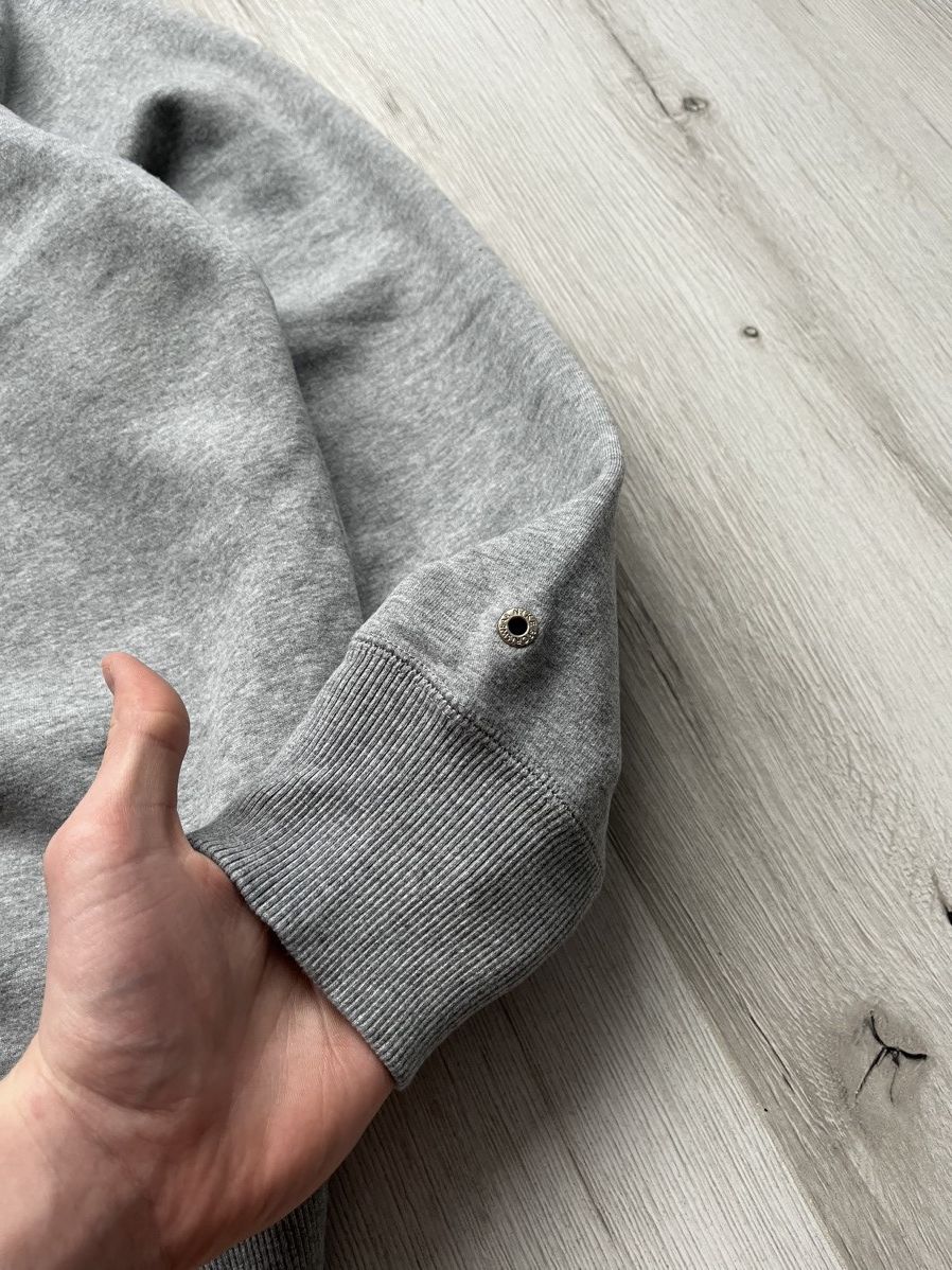 Nike × Vintage Vintage 90s Nike Big Swoosh Logo Grey Sweatshirt Y2K Size US XL / EU 56 / 4 - 5 Thumbnail