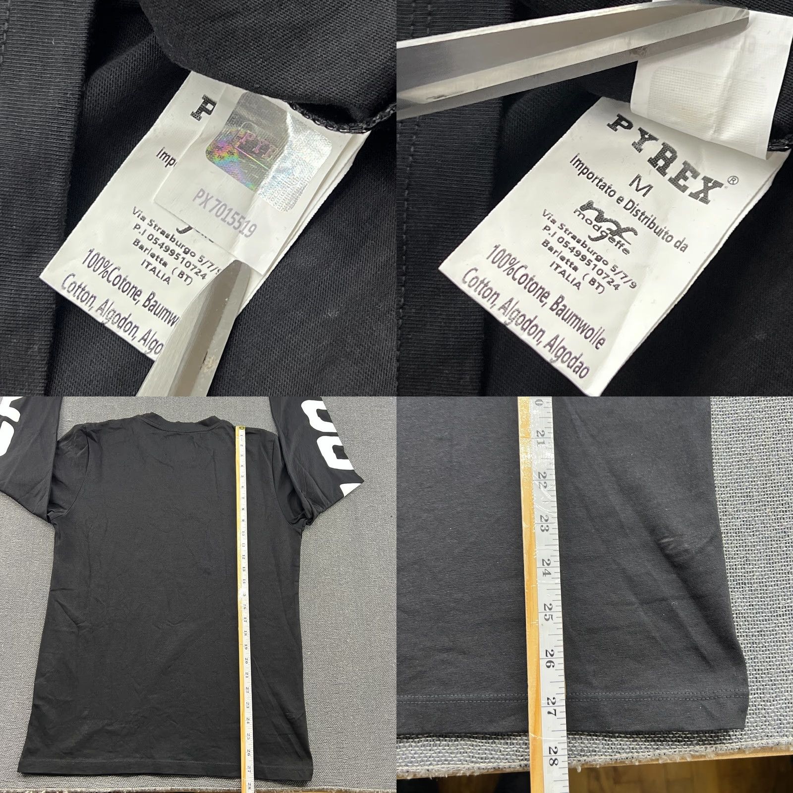 Pyrex Vision Pyrex Vision Long Sleeved Shirt Mens M Black Cotton Moisture Wicking Virgil Abloh You''ll Ever Vintage Sh Size US M / EU 48-50 / 2 - 9 Thumbnail