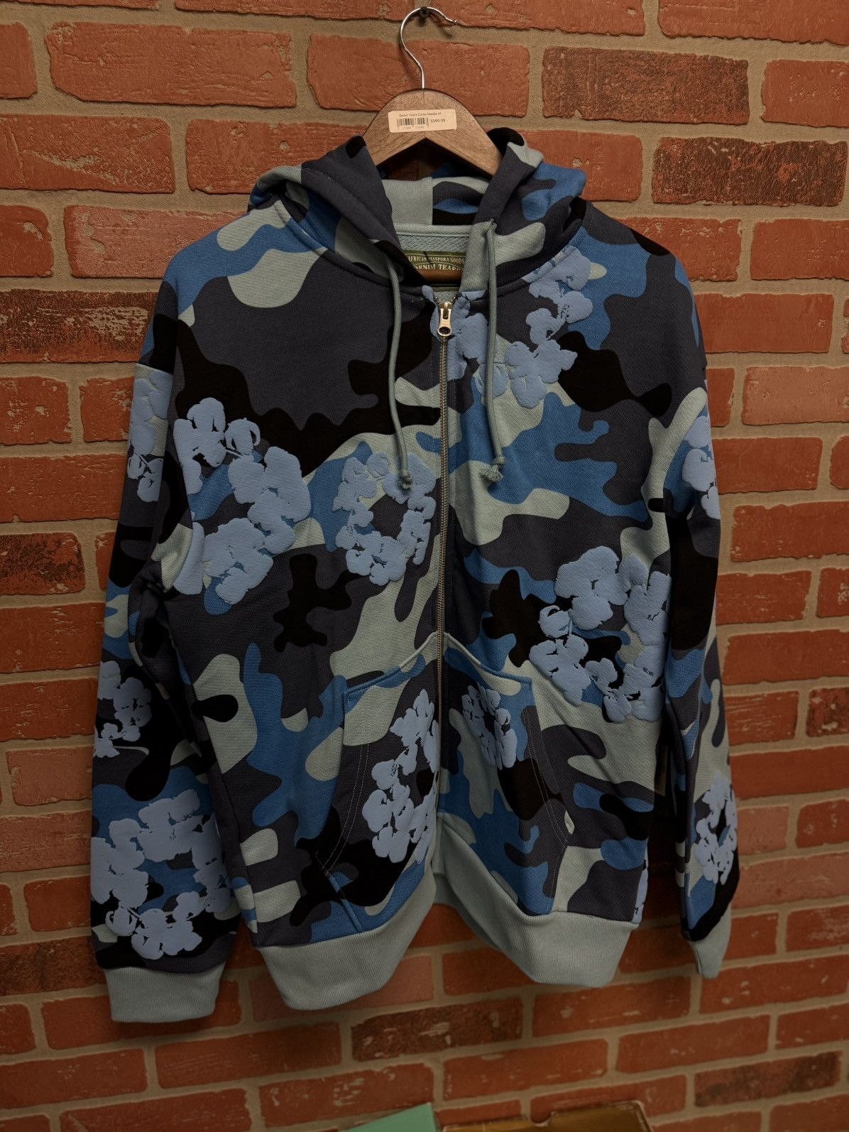 DENIM TEARS Denim Tears Cotton Wreath Hoodie Blue Size Medium (NEW) Size US M / EU 48-50 / 2 - 4 Thumbnail