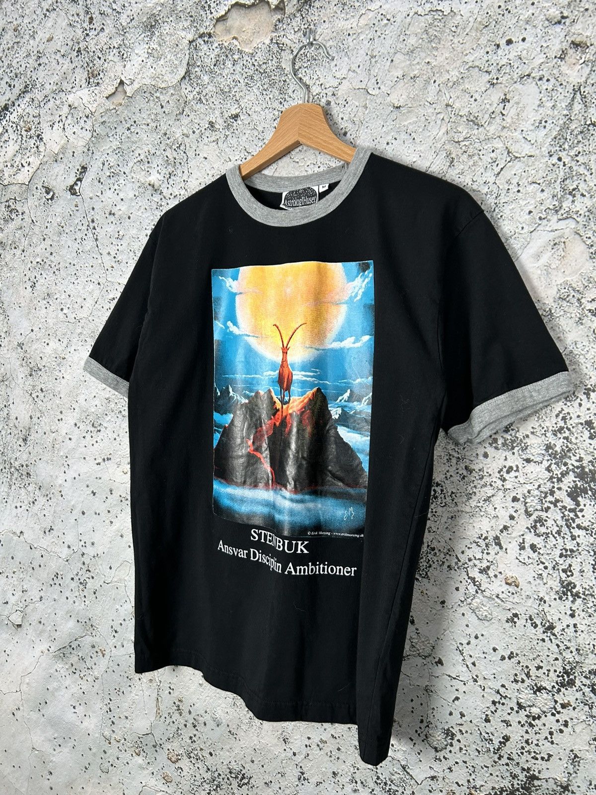 Vintage Vintage Astrology Graphic Tee Alternative Rock Punk Grunge Size US M / EU 48-50 / 2 - 2 Thumbnail