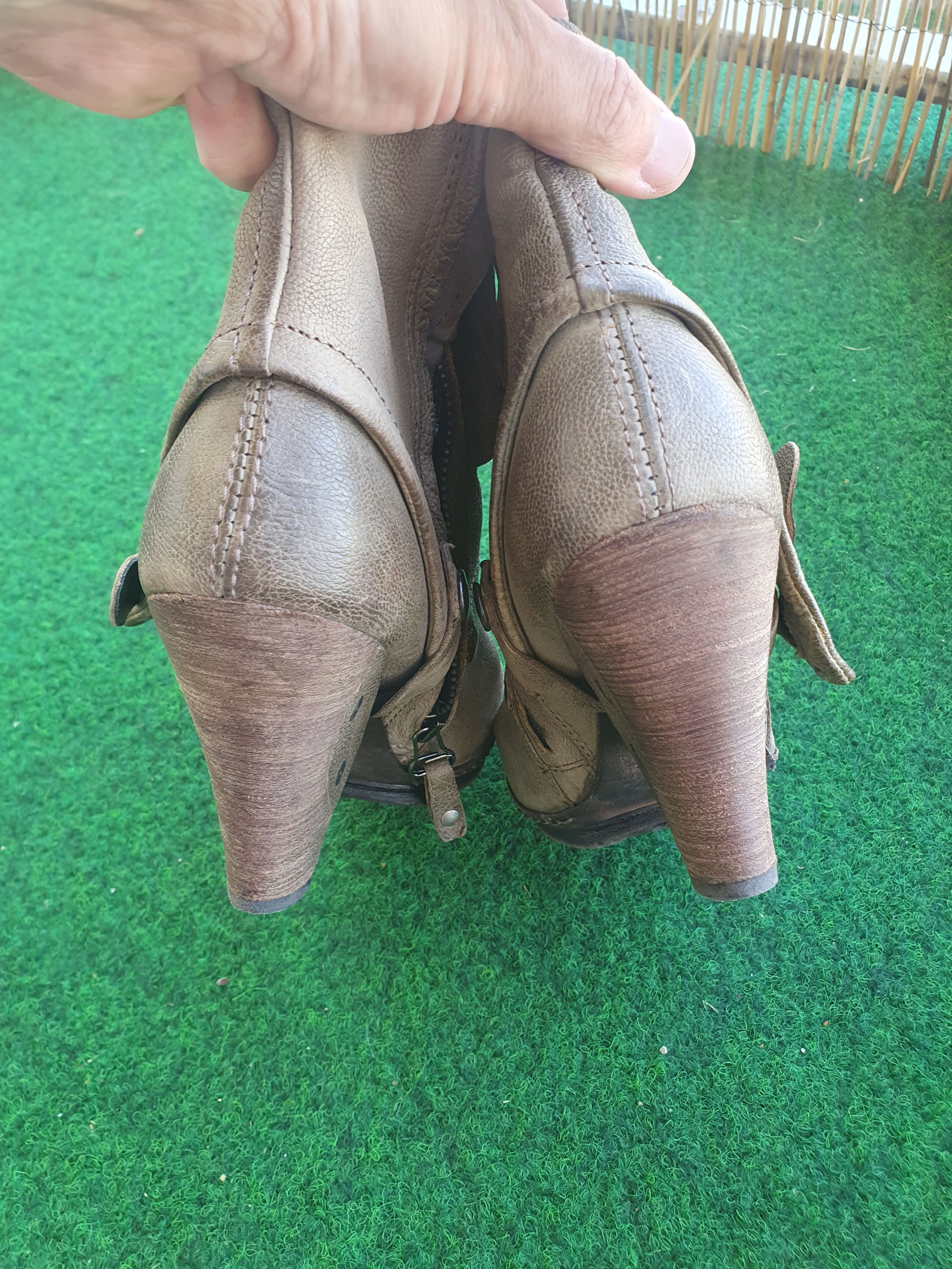 A.S.98 Airstep Leather Ankle Straps Boots sz 40 Size US 10 / IT 40 - 10 Thumbnail