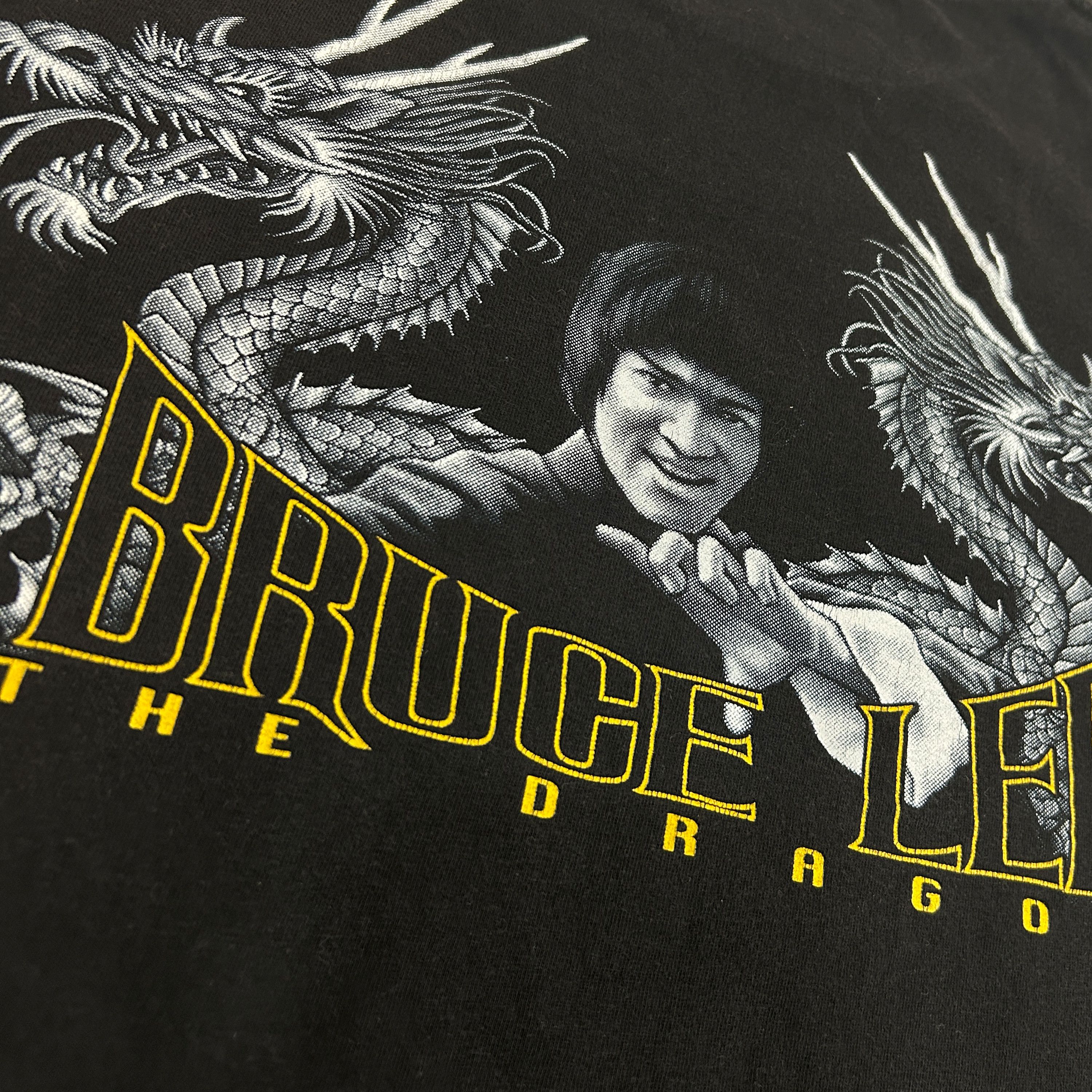 L.A. Roxx Vintage Bruce Lee Dragon Graphic Tee Size US M / EU 48-50 / 2 - 5 Thumbnail