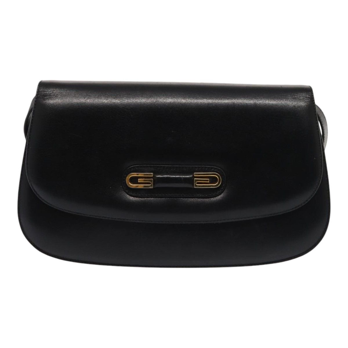 Gucci -- Black Leather Shoulder Bag (Pre-Owned) Size ONE SIZE - 1 Thumbnail