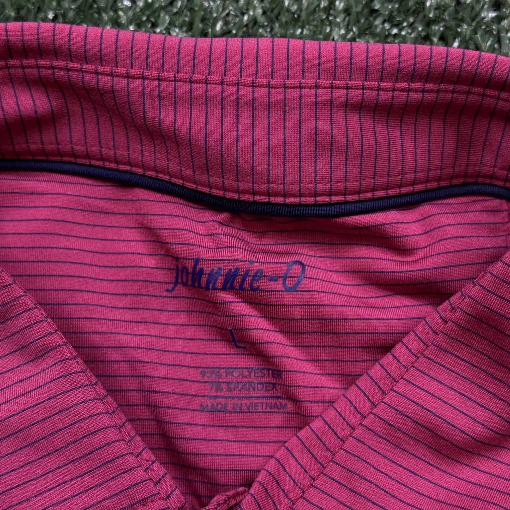 johnnie-O johnnie-O Polo Shirt Mens Size L Pink Short Sleeve Collared Lightweight Preppy Shirt Size US L / EU 52-54 / 3 - 2 Thumbnail