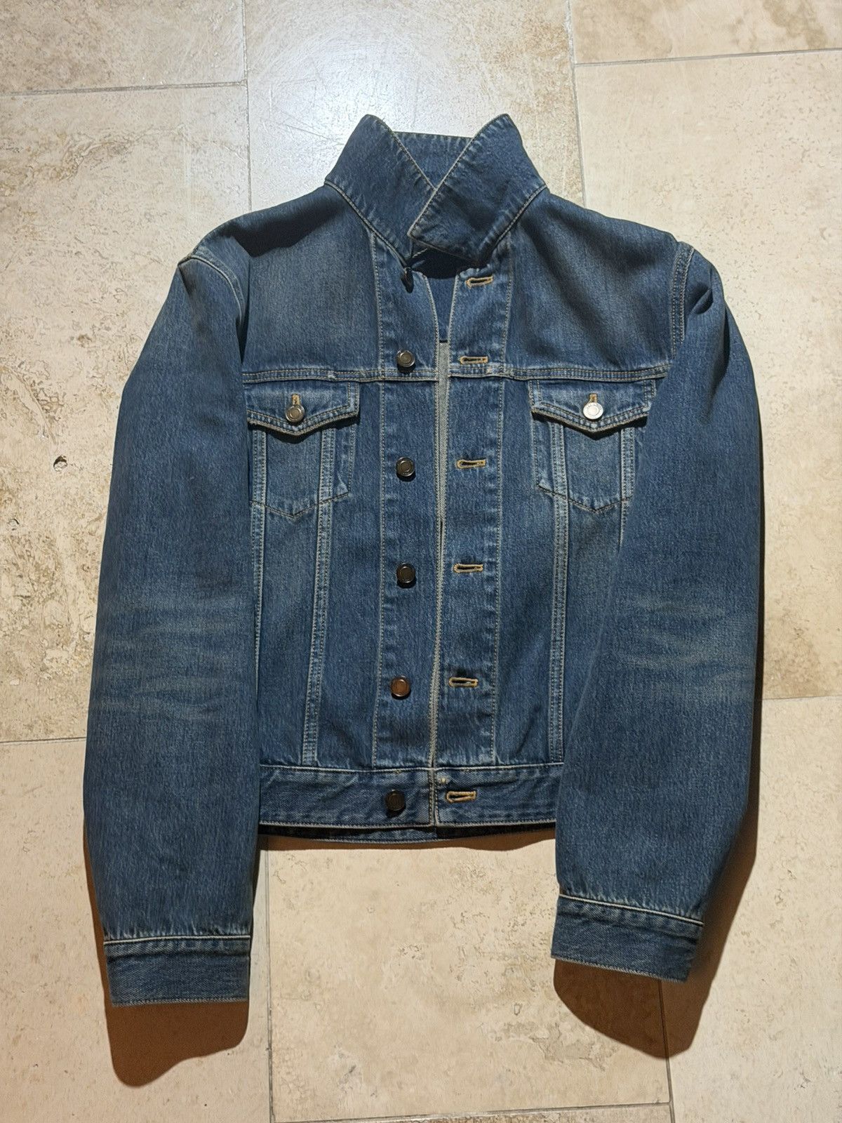 Yves Saint Laurent YSL SAINT LAURENT DENIM JACKET Size US XL / EU 56 / 4 - 1 Thumbnail