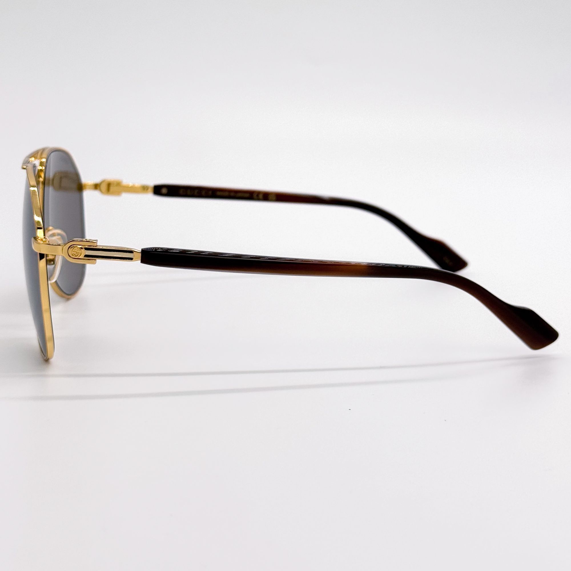 Gucci NEW GUCCI SUNGLASSES GG1220S 002 GOLD/GRAY MEN EYEWEAR GUCCI Size ONE SIZE - 7 Thumbnail