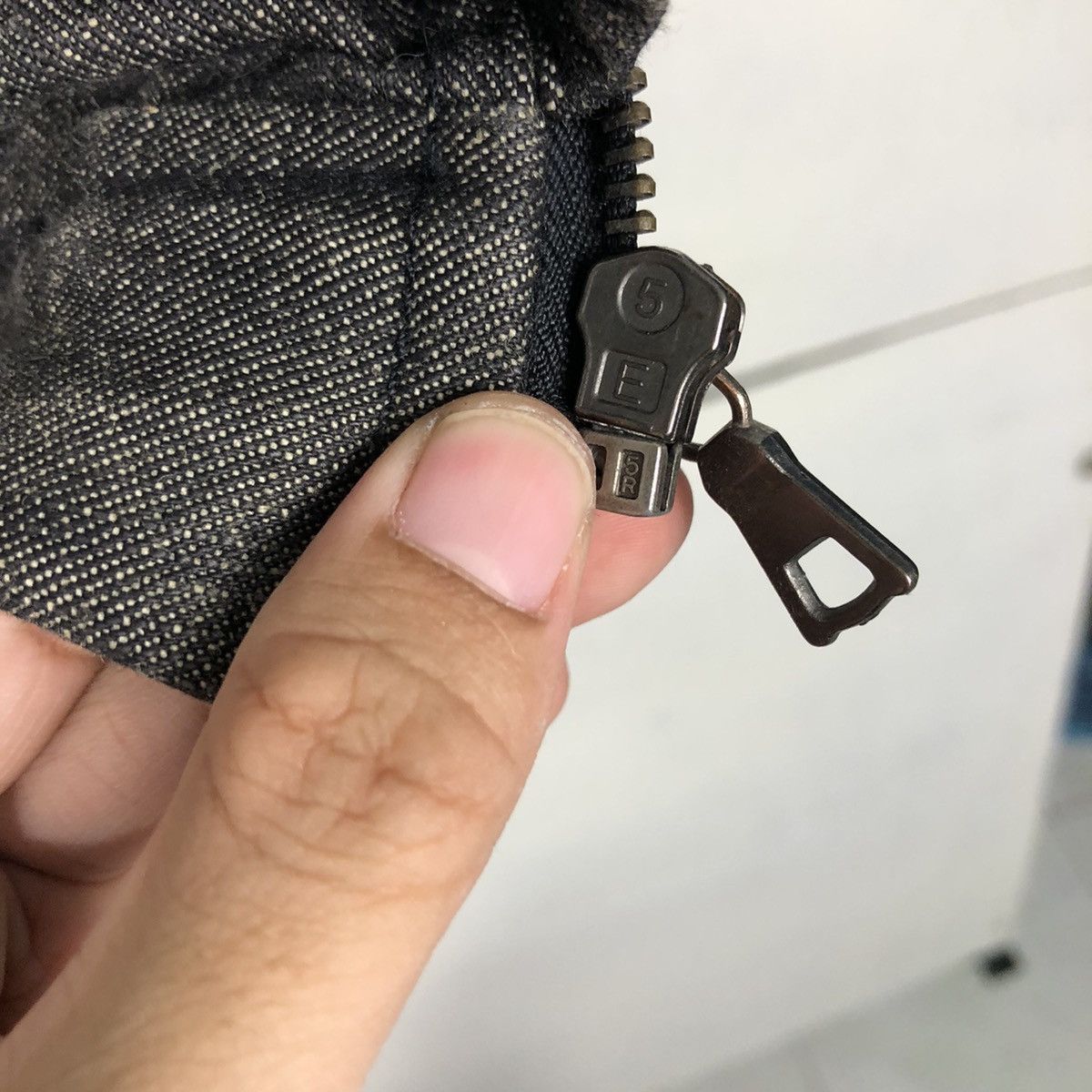 Japanese Brand 📌Vintage Denim Biker Jacket Zipper Issey Miyake Size US M / EU 48-50 / 2 - 18 Thumbnail