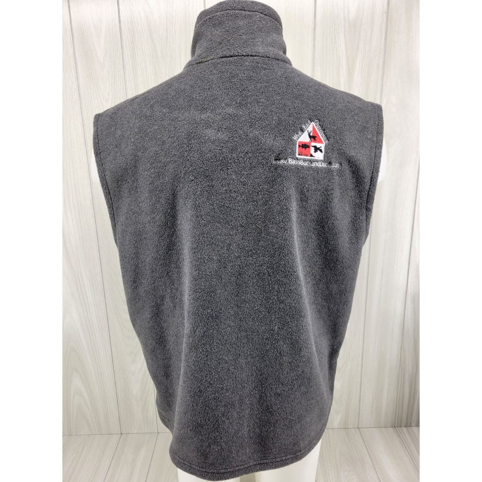 Vintage Columbia Vest Men Large Gray Glooms West End Outdoors Fleece Zip Embroidered Logo Chest Size Regular Size US L / EU 52-54 / 3 - 6 Thumbnail