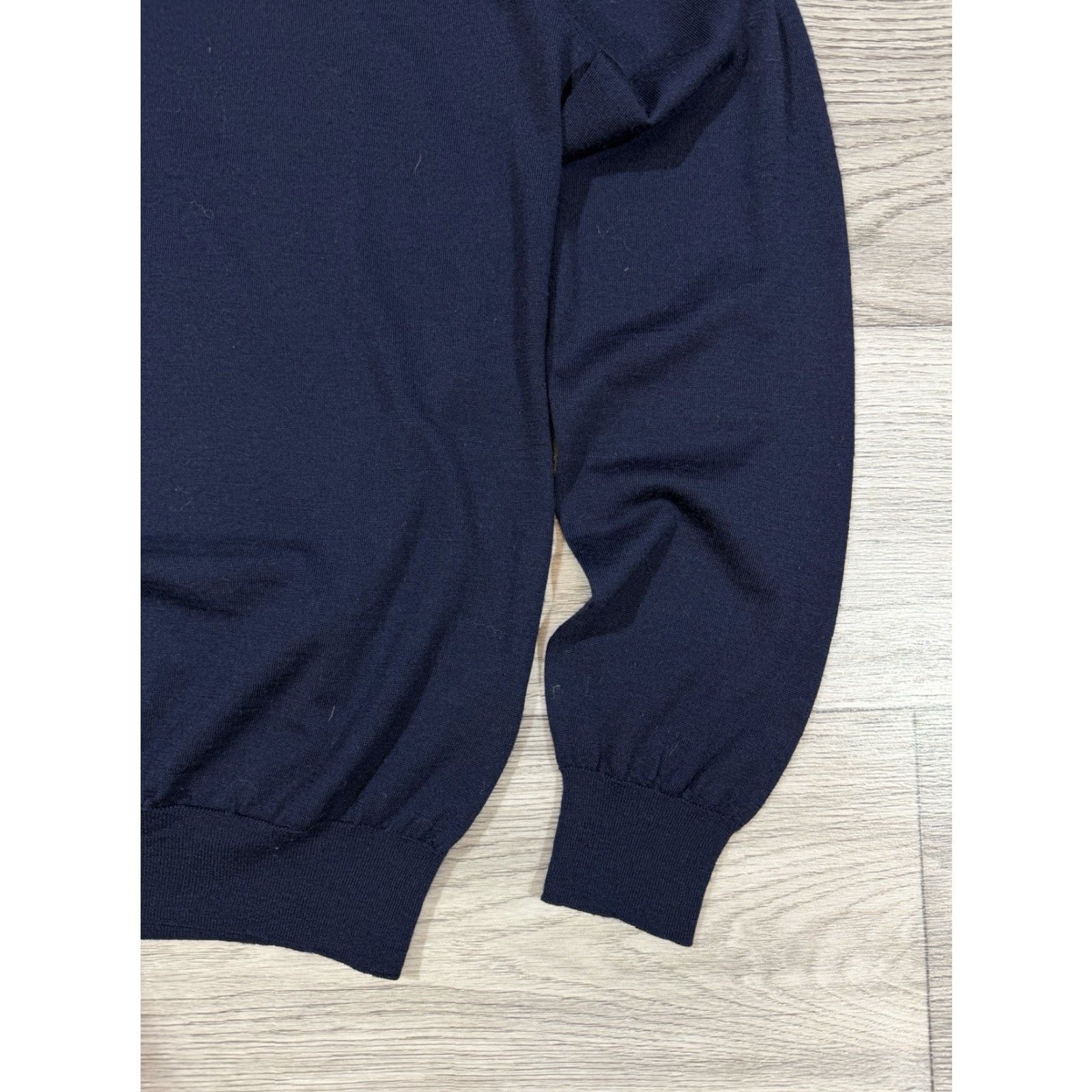 Vintage Maurizio Baldassari Wool Sweater Navy Crew Neck Mens Size S Size US S / EU 44-46 / 1 - 4 Thumbnail
