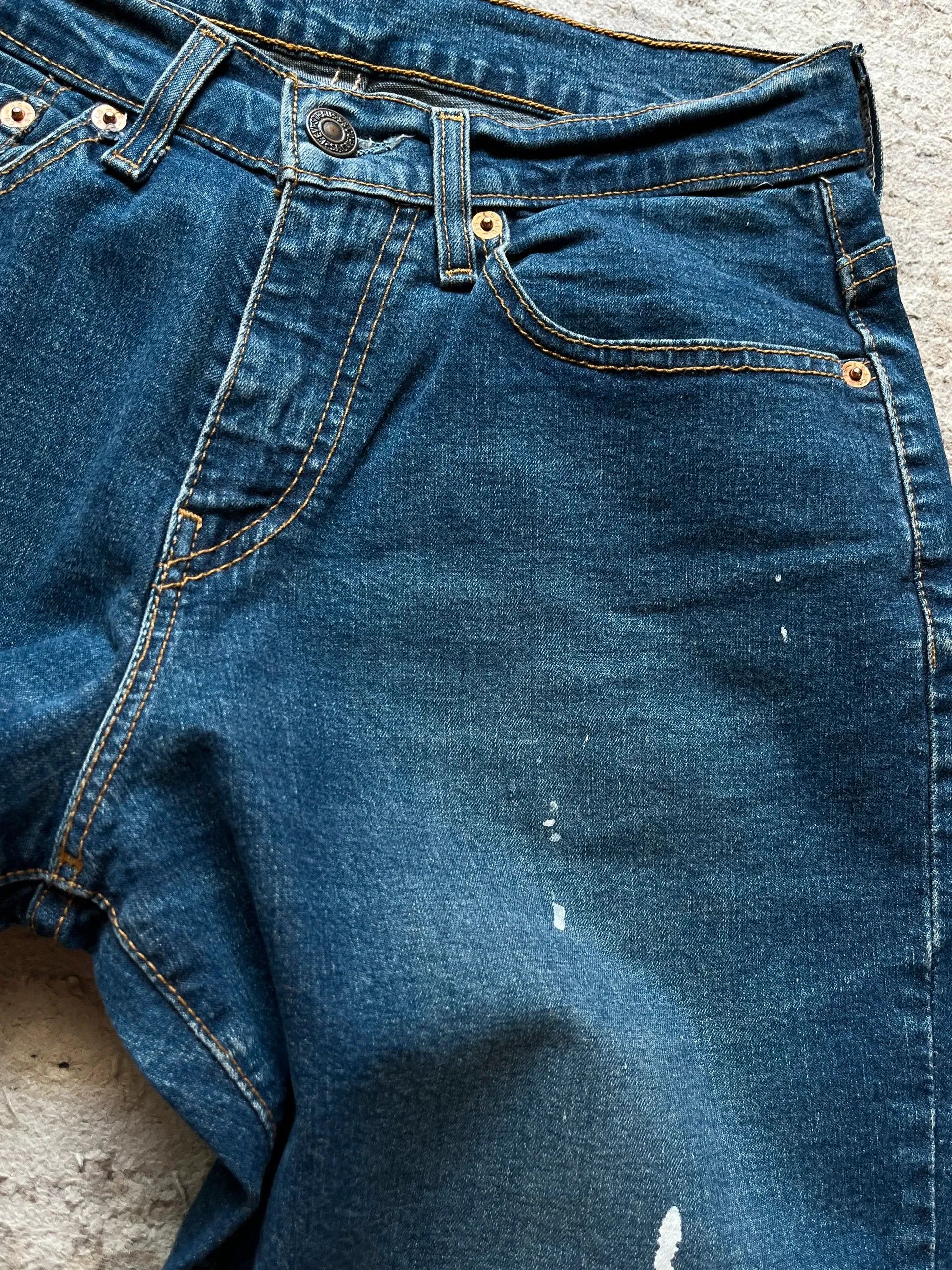 Levi's Levi’s 584 07 Flared Denim Women’s 2004 Y2K Rare Paint Size 28" / US 6 / IT 42 - 4 Thumbnail
