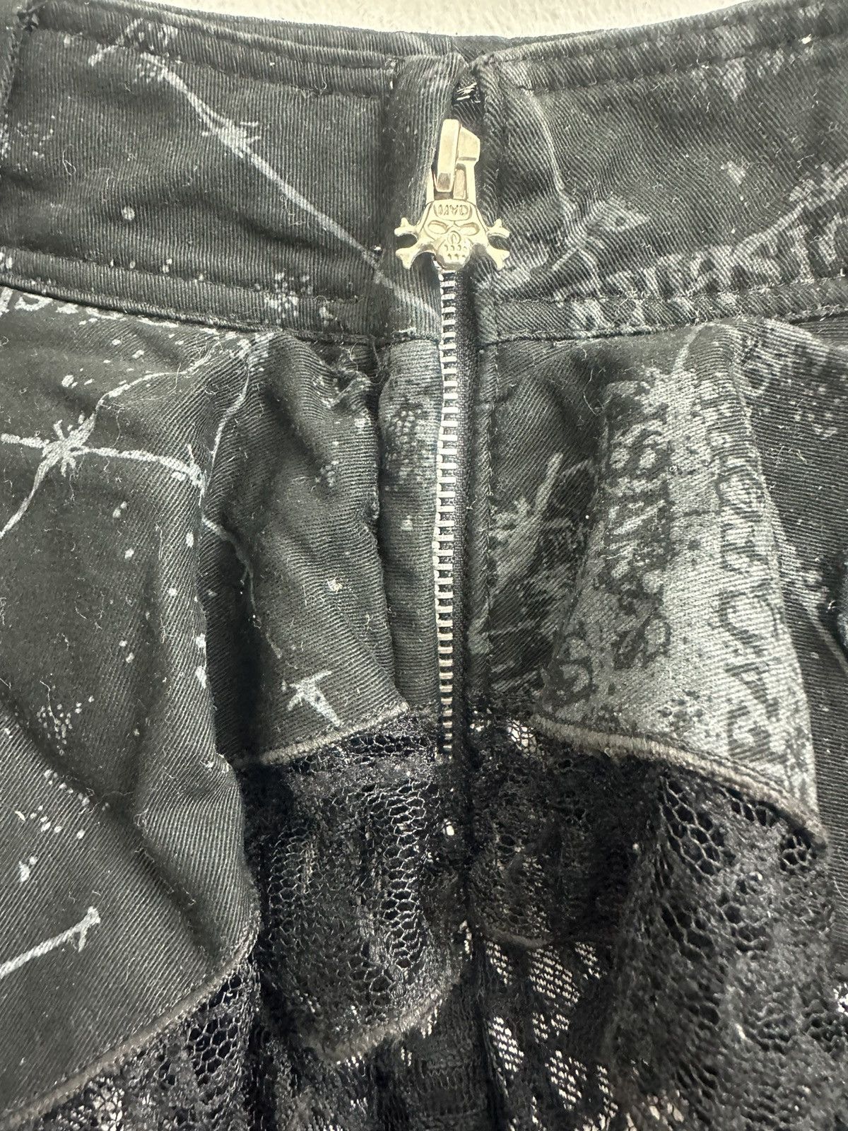 Hysteric Glamour × If Six Was Nine × Japanese Brand Vintage Mad Punks Chain Gothic Skirt Punker Size US 28 / EU 44 - 4 Thumbnail
