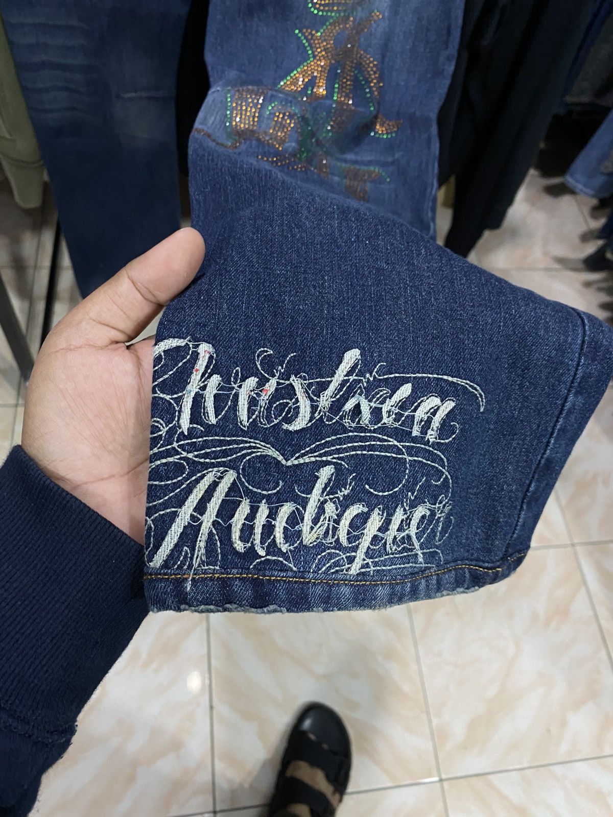 Christian Audigier Rare denim y2k christian audiger Size US 34 / EU 50 - 6 Thumbnail