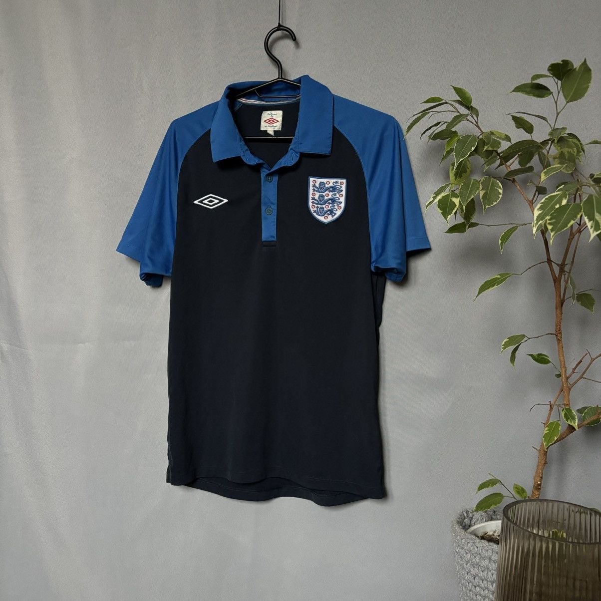 Umbro Umbro England jersey vintage sportswear small blue tee Size US S / EU 44-46 / 1 - 1 Thumbnail