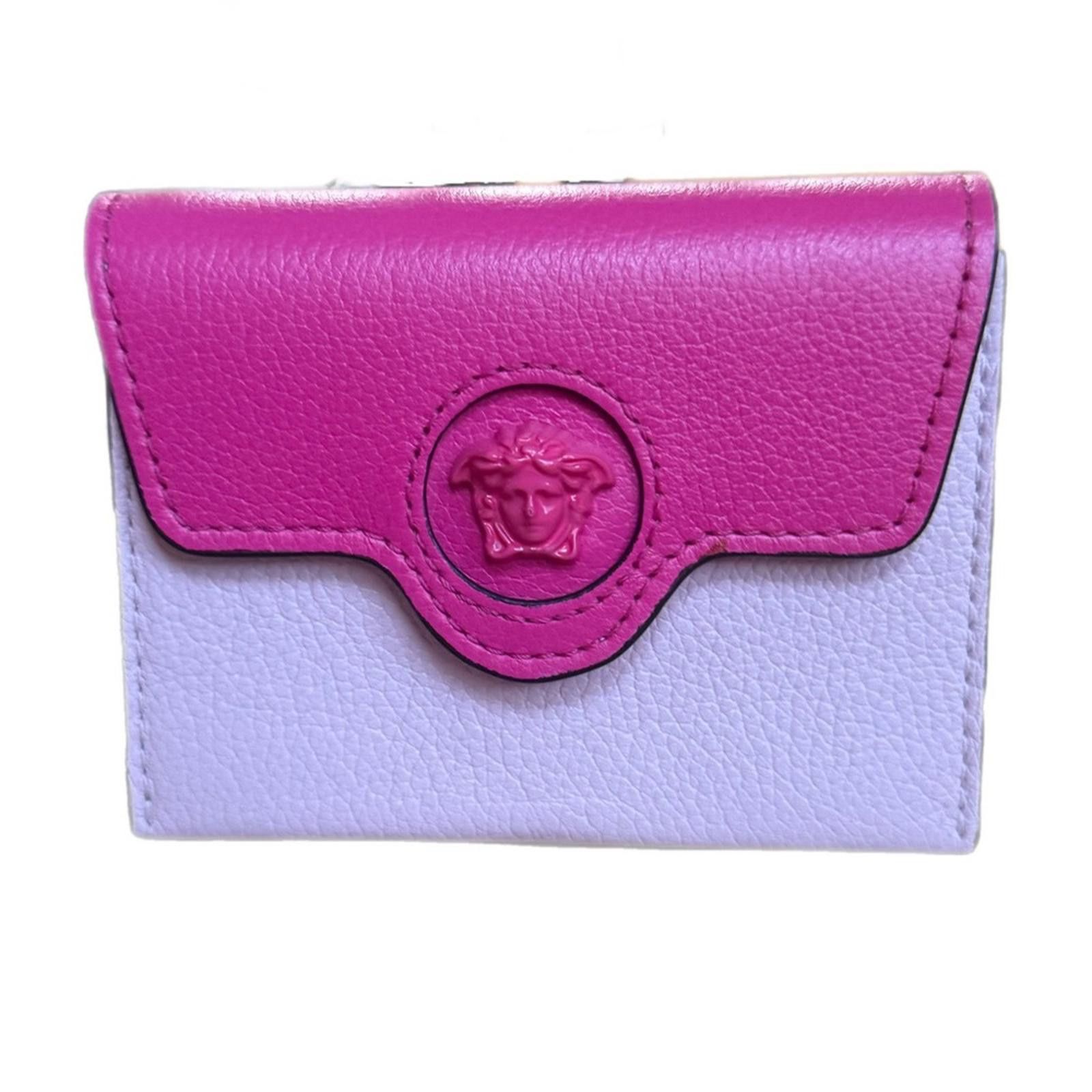 Versace Versace Pink and Purple Card Wallet- EUC with dustbag Size ONE SIZE - 2 Thumbnail