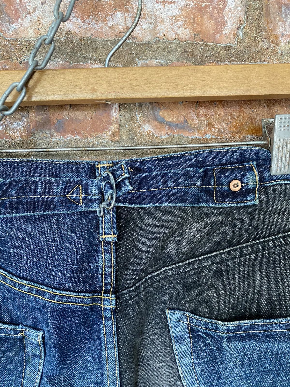 Maison MIHARA YASUHIRO 2000s Hybrid crop selvage denim Size US 32 / EU 48 - 19 Thumbnail
