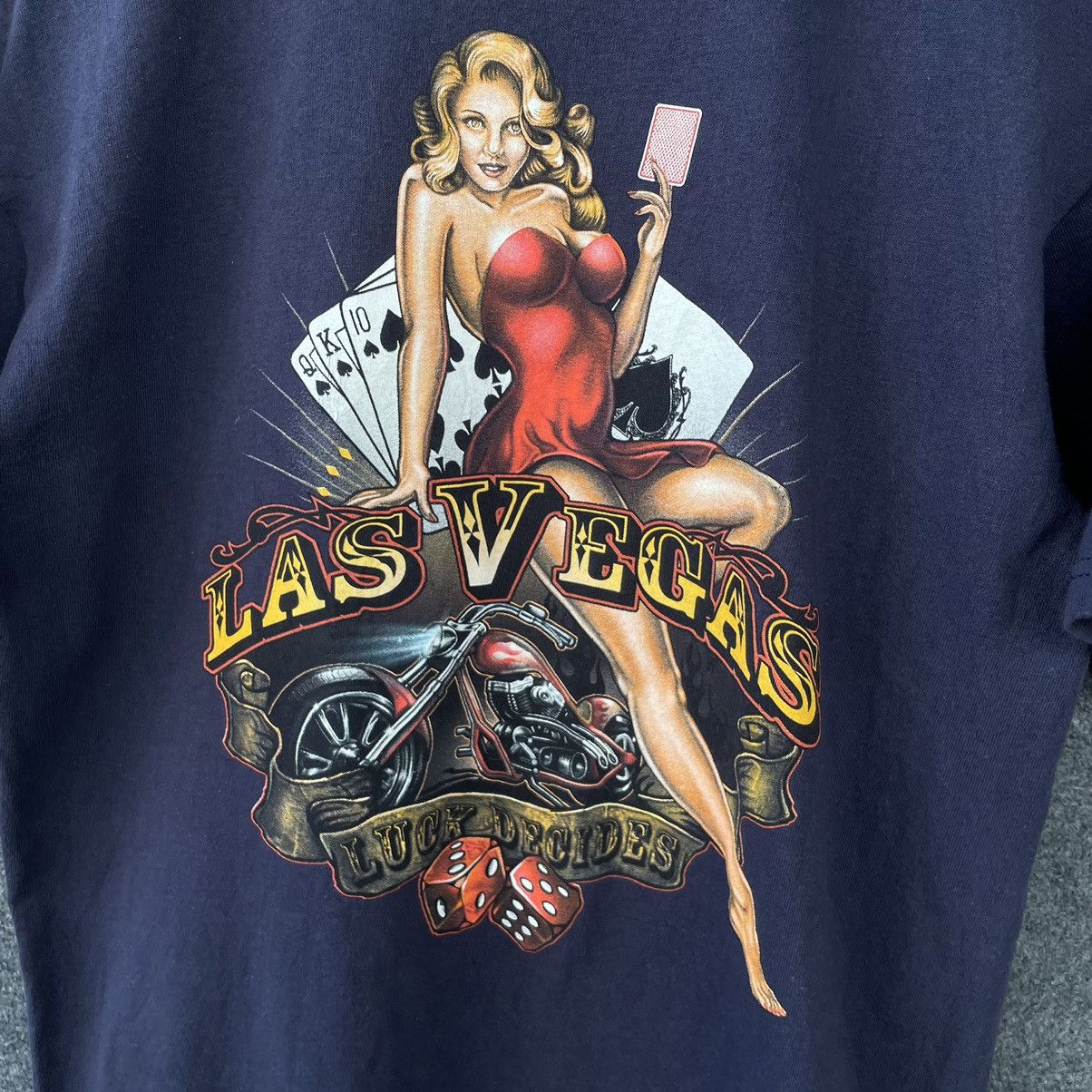 Vintage × West Coast Choppers Vintage 2000s Las Vegas Choppers Bikers T Shirt Size US M / EU 48-50 / 2 - 2 Thumbnail