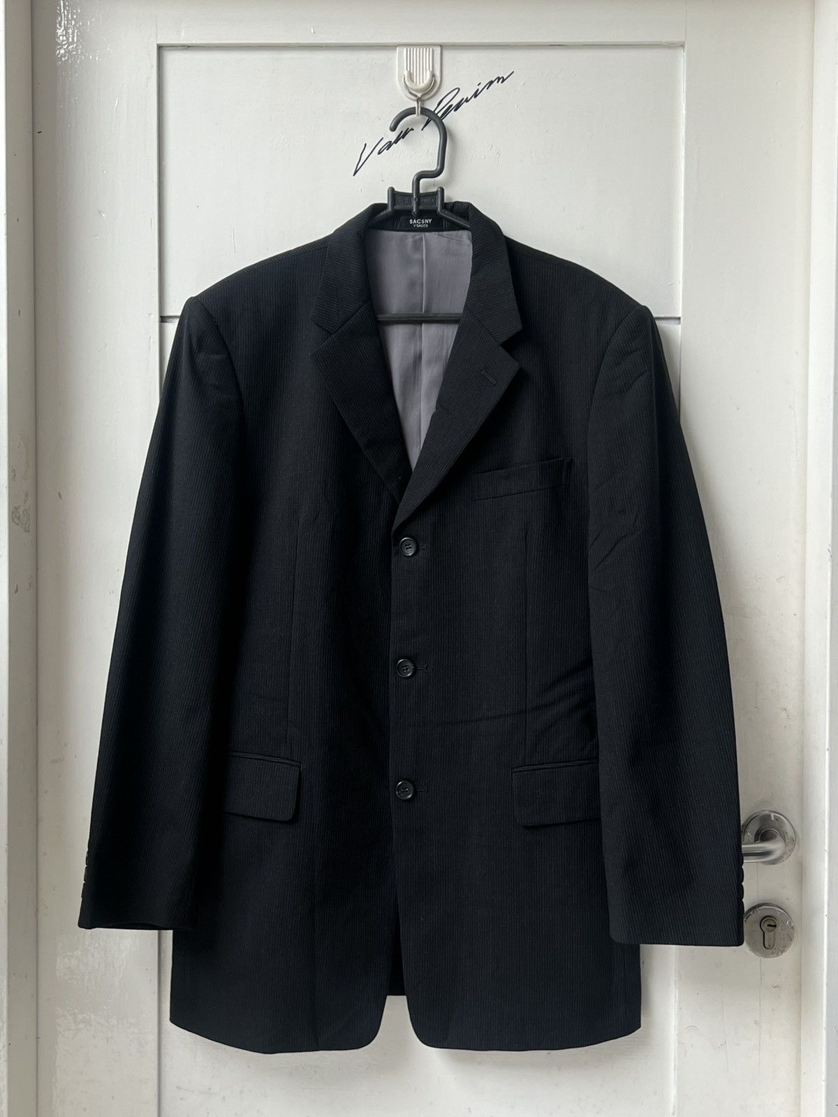 Yohji Yamamoto SACSNY Y’SACCS Yohji Yamamoto Striped Suit Size US S / EU 44-46 / 1 - 1 Thumbnail