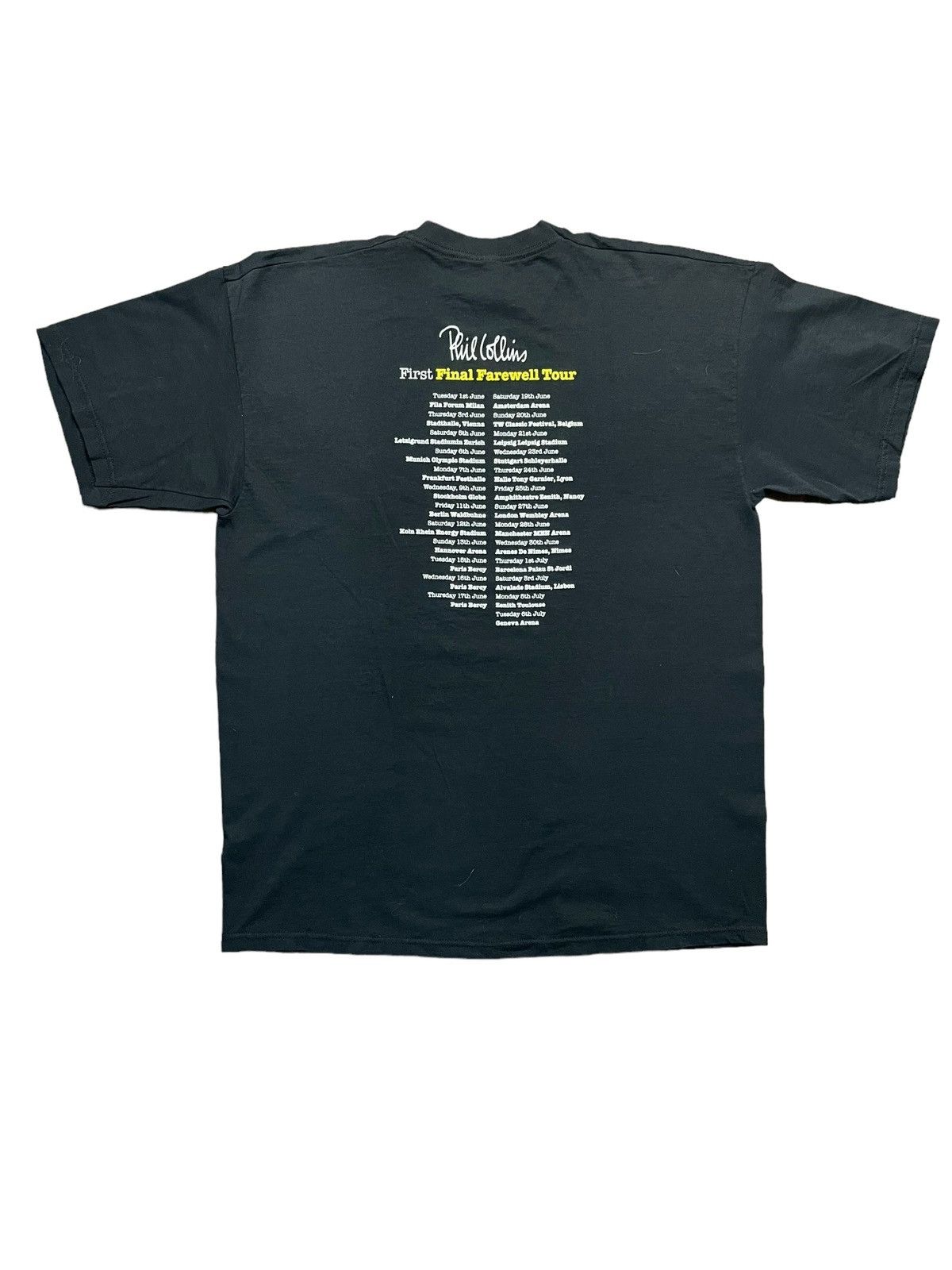 Band Tees × Vintage Vintage Phill Collins First Final Farewell Tour Tee Size US XL / EU 56 / 4 - 4 Thumbnail