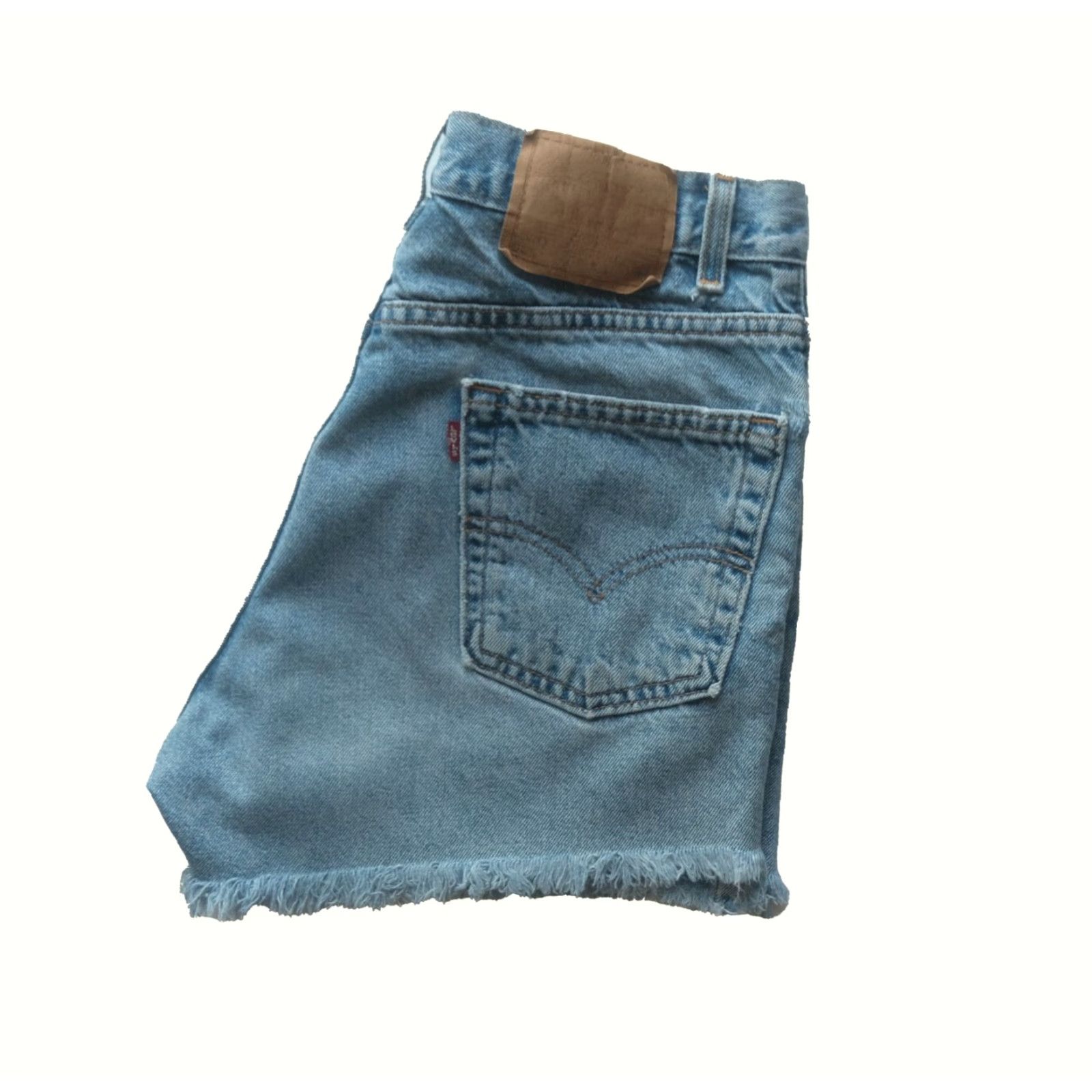 Levi's VINTAGE Levi's 505 Cut Off Shorts Made in USA Denim Women SZ 31 2001 USA Logo 3" Inseam Summer Spring Fall Mens/Womens? Size 24" / US 00 / IT 34 - 3 Thumbnail