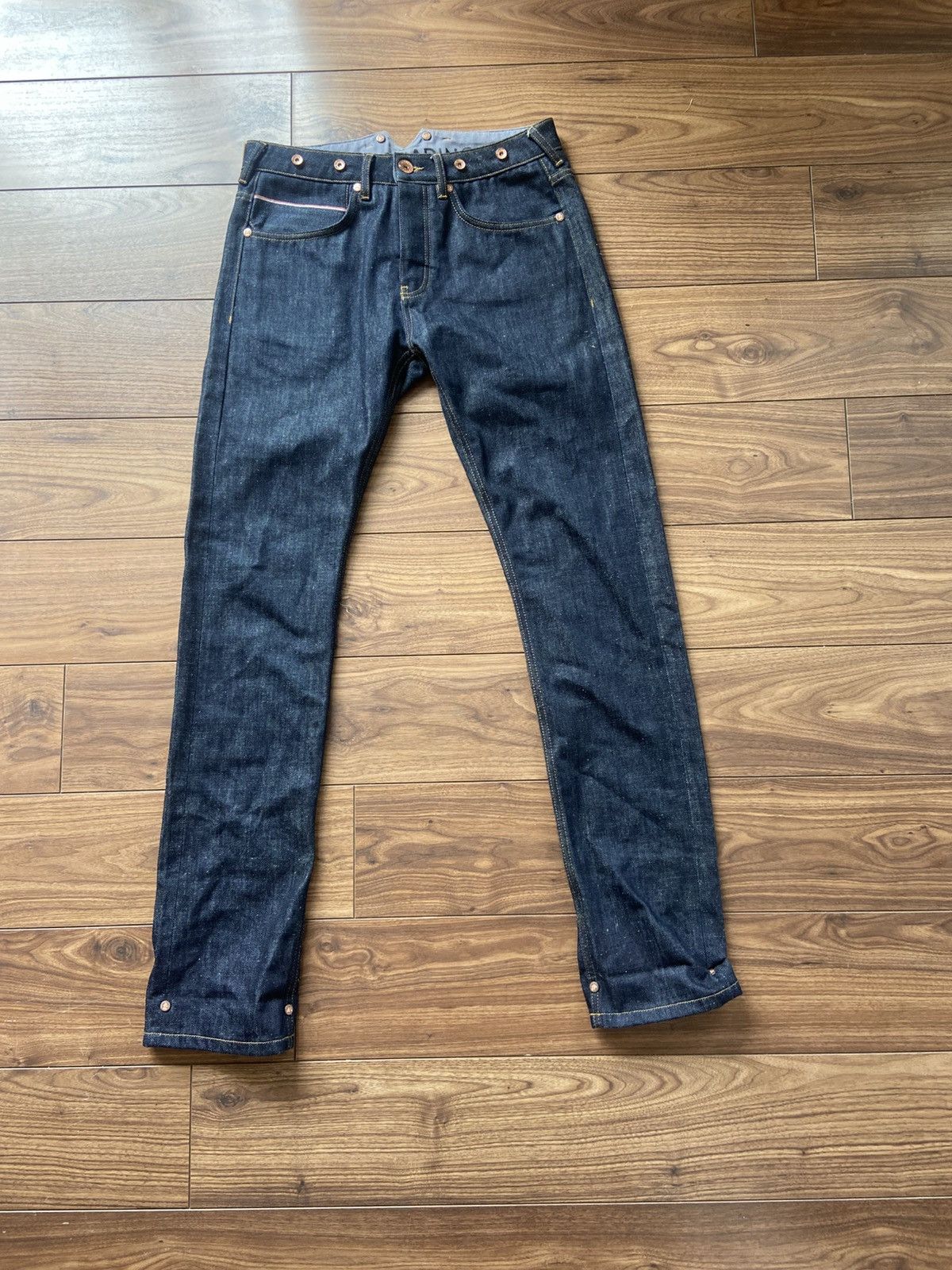 &SONS &SONS The New Frontier 14Oz Selvedge Raw Denim Jeans Size US 30 / EU 46 - 1 Thumbnail