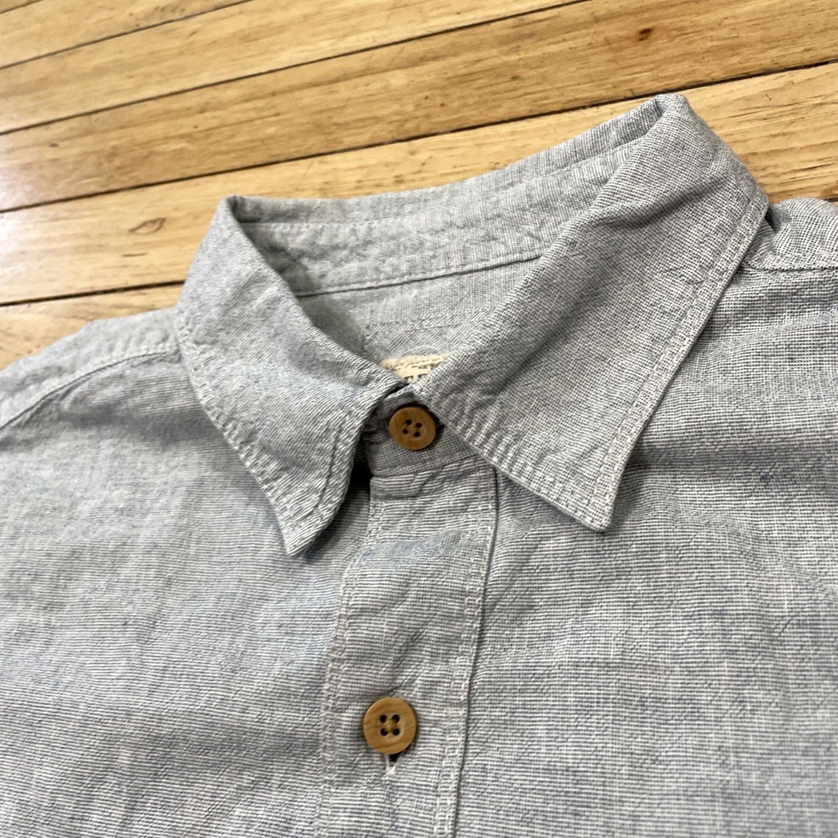 Vintage VINTAGE RedHead Button Shirt Men L Gray Silver Bluish Bleach Spot Spring Casual Outdoor shirt shirt Size US L / EU 52-54 / 3 - 4 Thumbnail