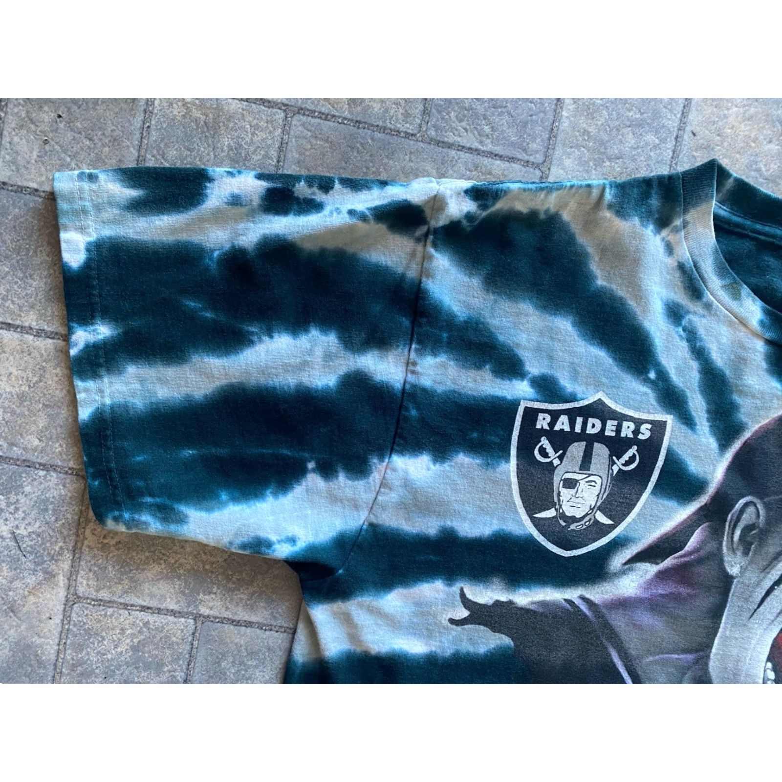 Liquid Blue Liquid Blue T Shirt Raiders NFL Multicolor Short Sleeve Men’s Large L Sports Tie Dye Shirt Size US L / EU 52-54 / 3 - 4 Thumbnail