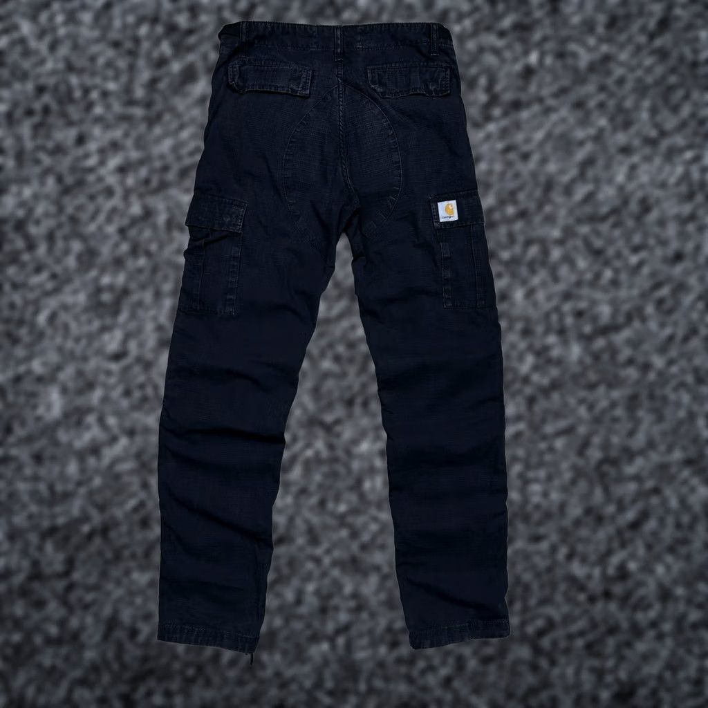 Carhartt Wip Carhartt WIP Pants Cargo Mens Aviation Size 28 Black Cotton Workwear Cargo Pocket Inseam 32 Inseam 80 cm 28 inch Mens Size US 28 / EU 44 - 1 Thumbnail