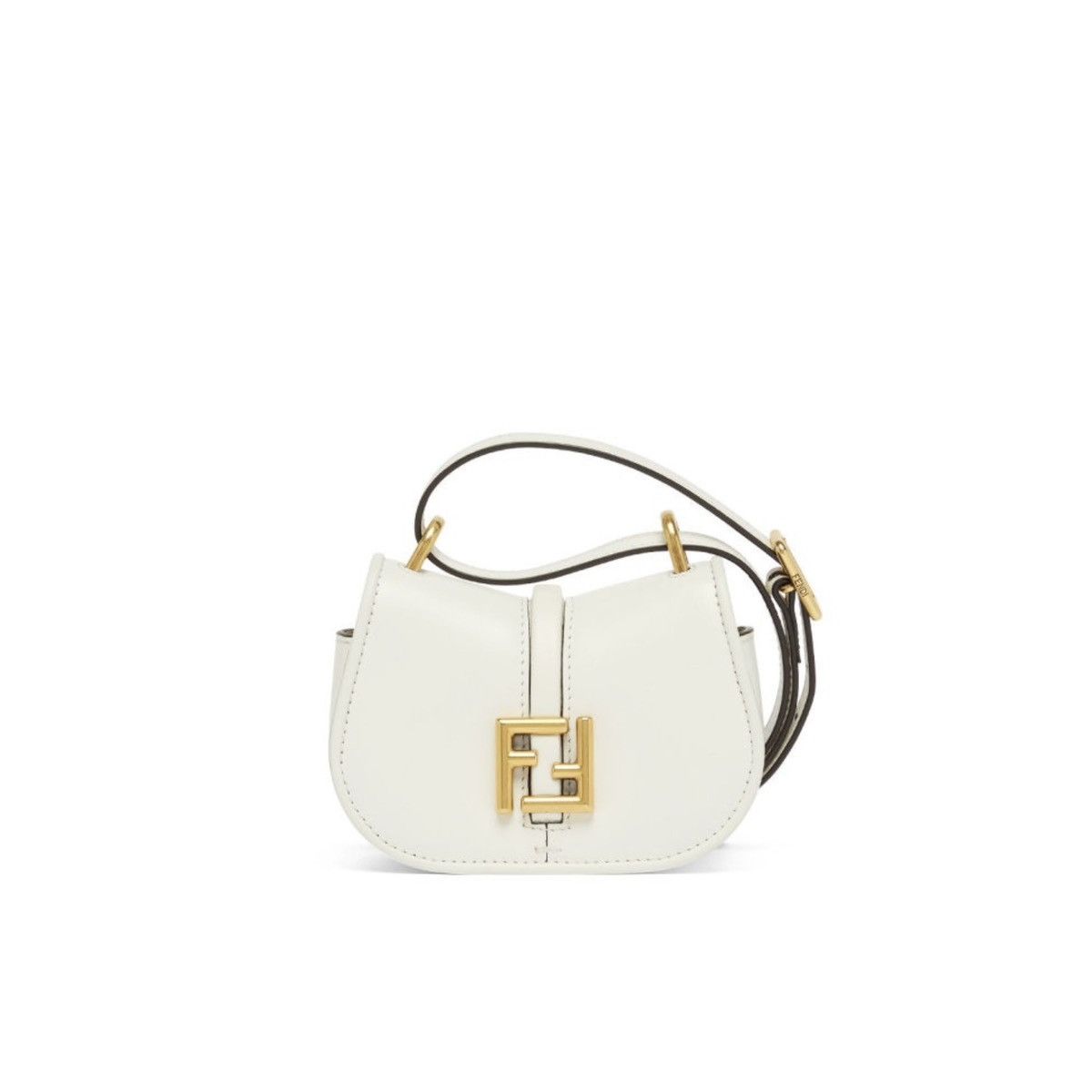 Fendi Fendi C'mon Nano Charm Mini Bag White Size ONE SIZE - 1 Thumbnail