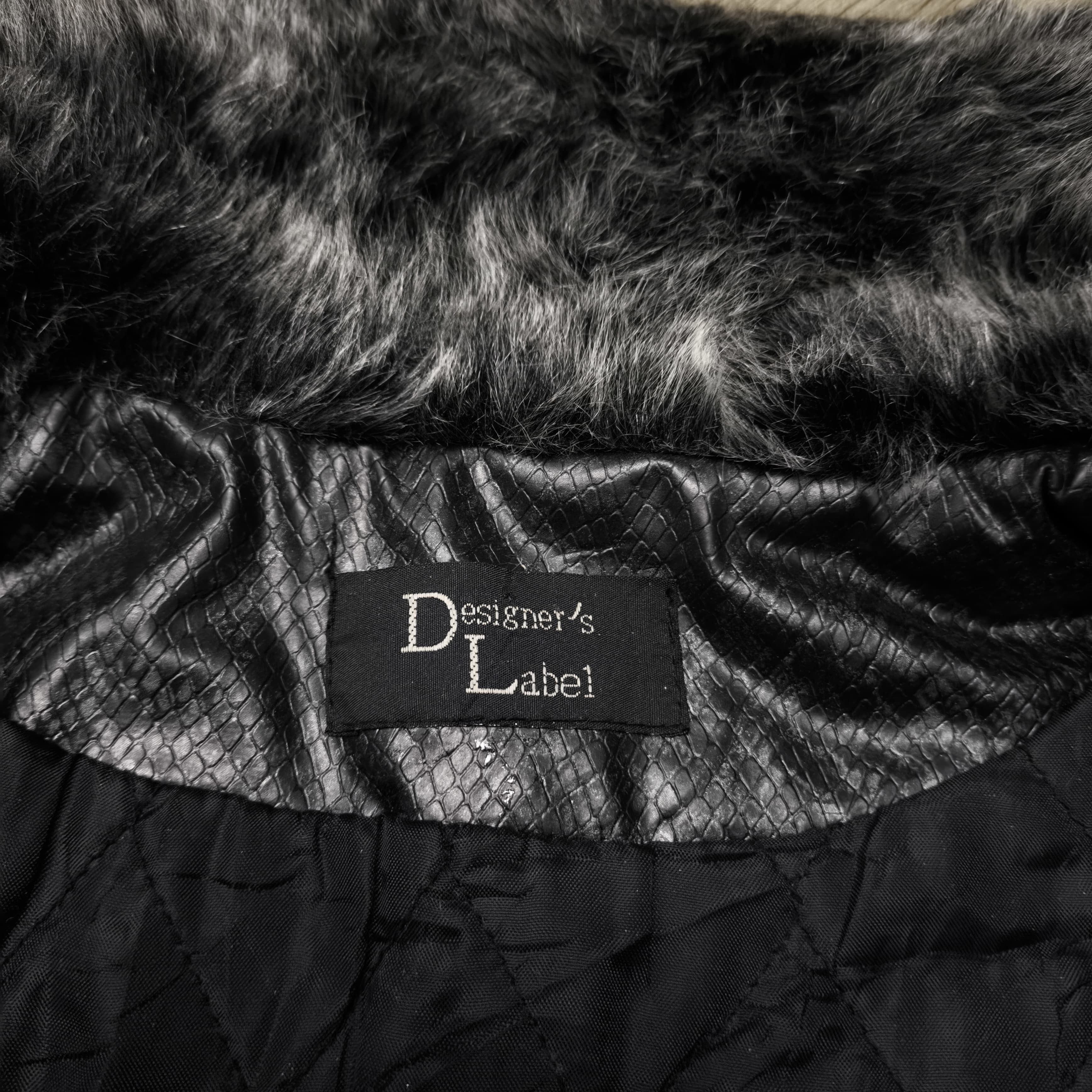 Tornado Mart Designer's Label Fur Collar Snake Pattern Jacket Size US M / EU 48-50 / 2 - 13 Thumbnail